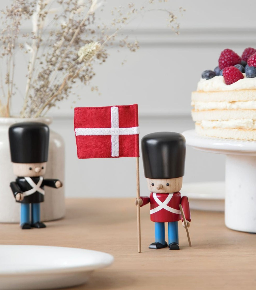 Novoform Design Danish Royal Guard Decorative Figure, Red Uniform