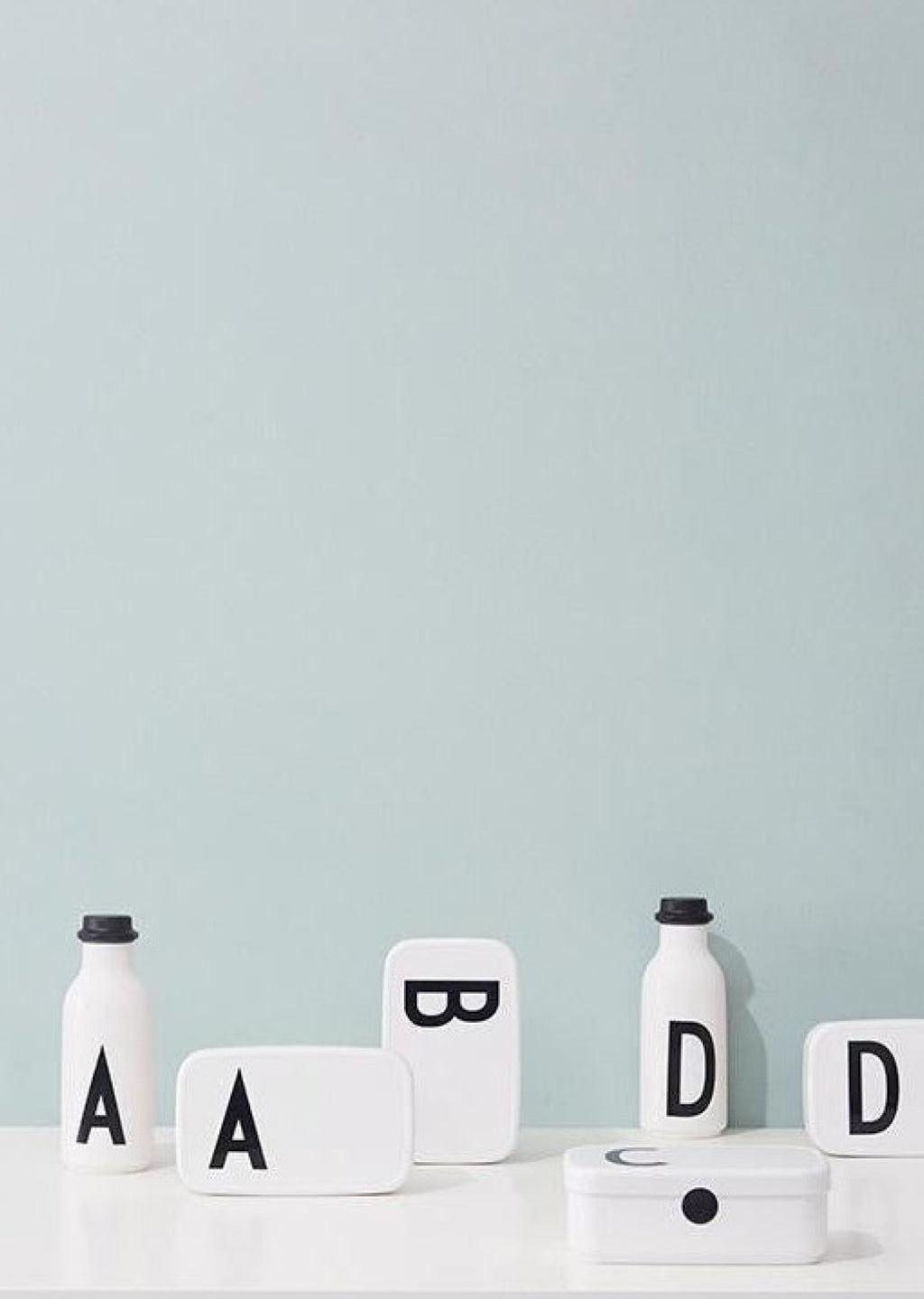 Design Letters Personal Water Bottle A-Z, P