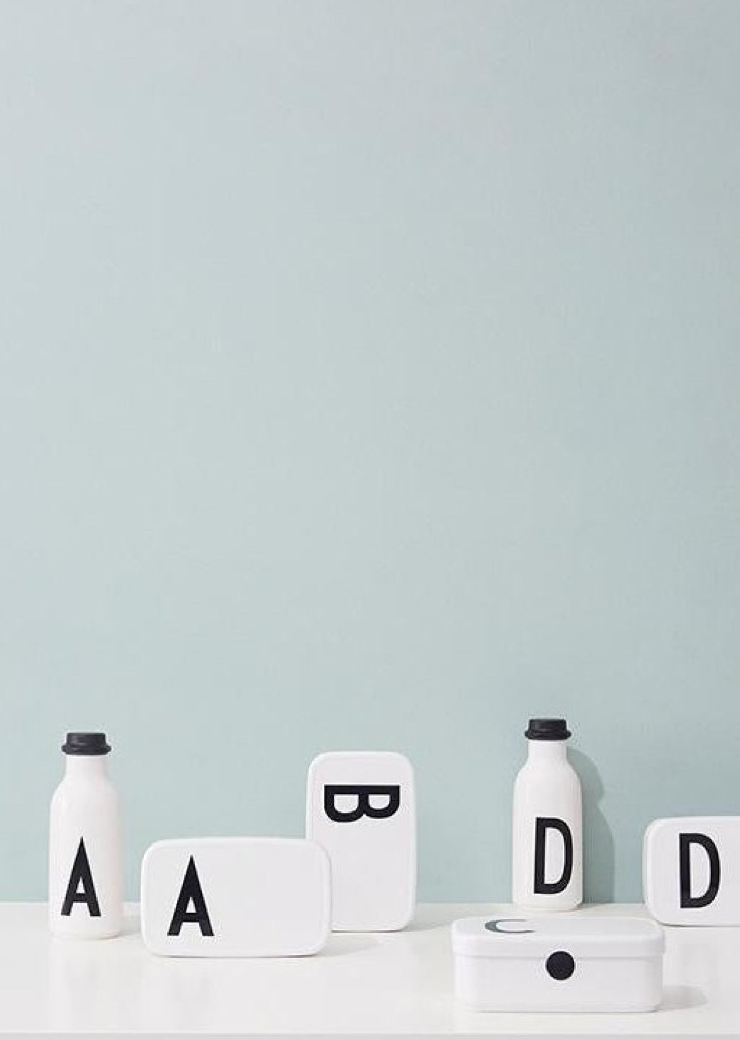 Design Letters Personal Water Bottle A-Z, P