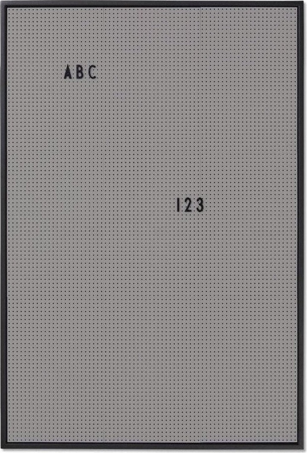 Design Letters Wall Dark Gray, Large