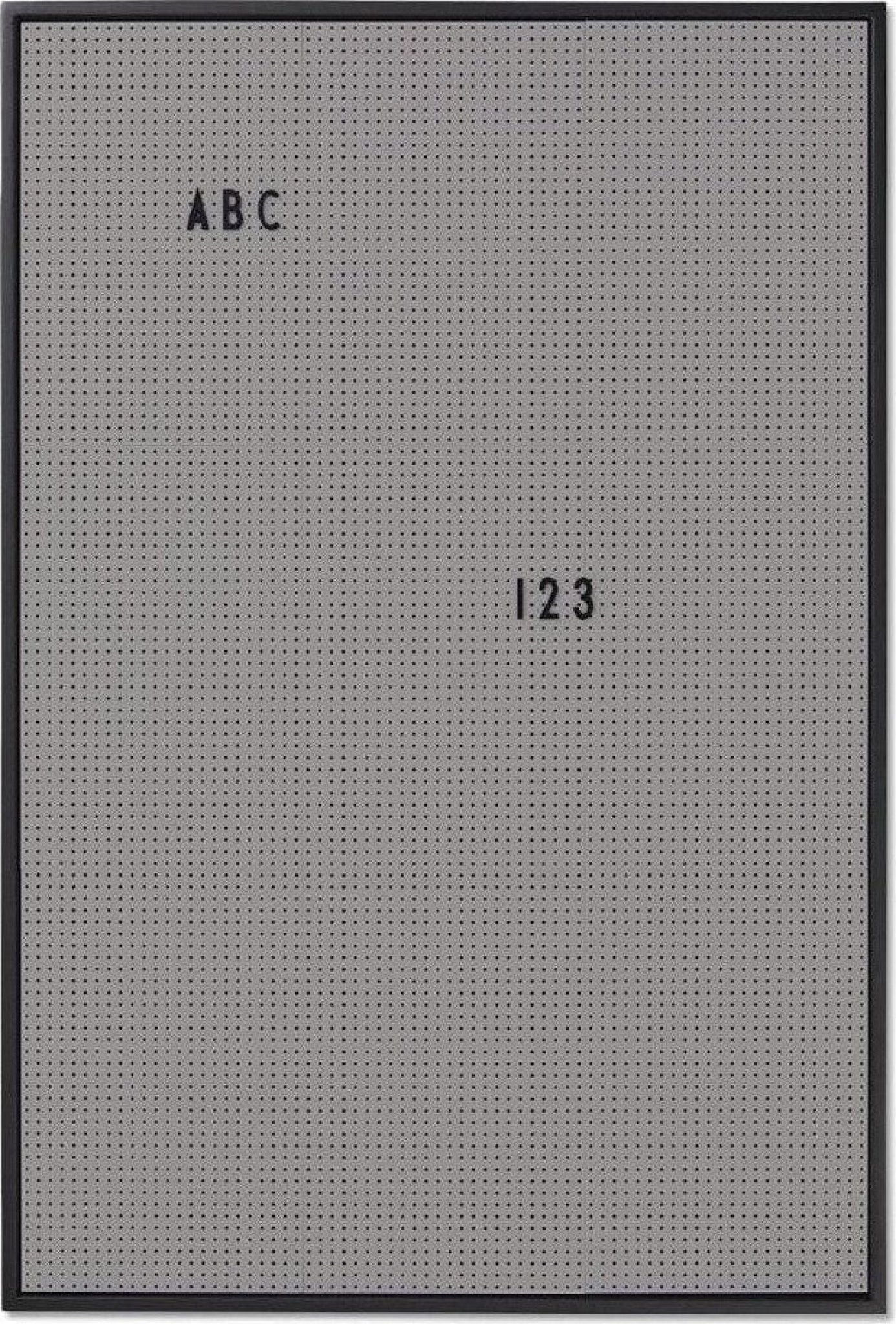 Design Letters Wall Dark Gray, Large