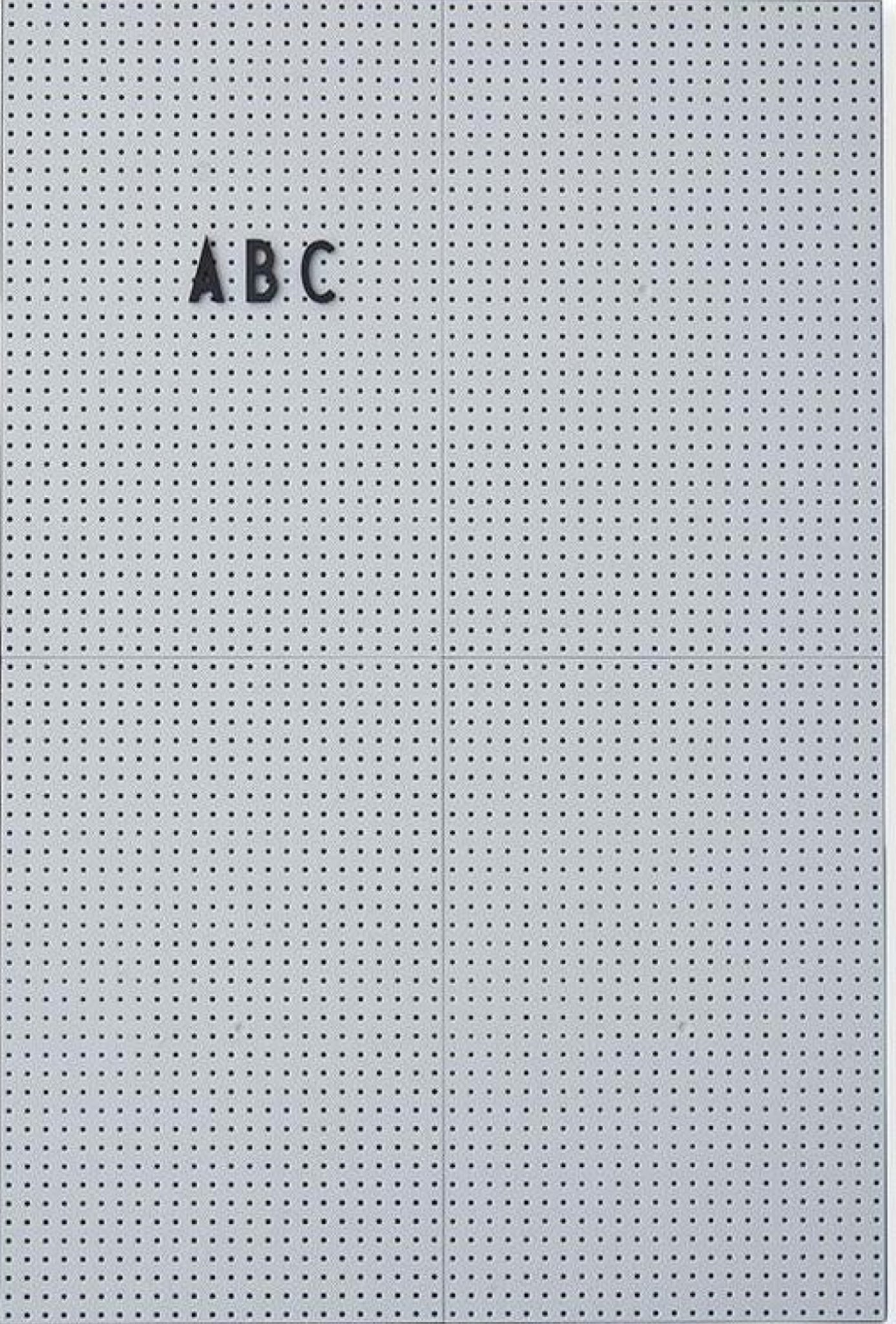 Design Letters Wall Light Gray, medium