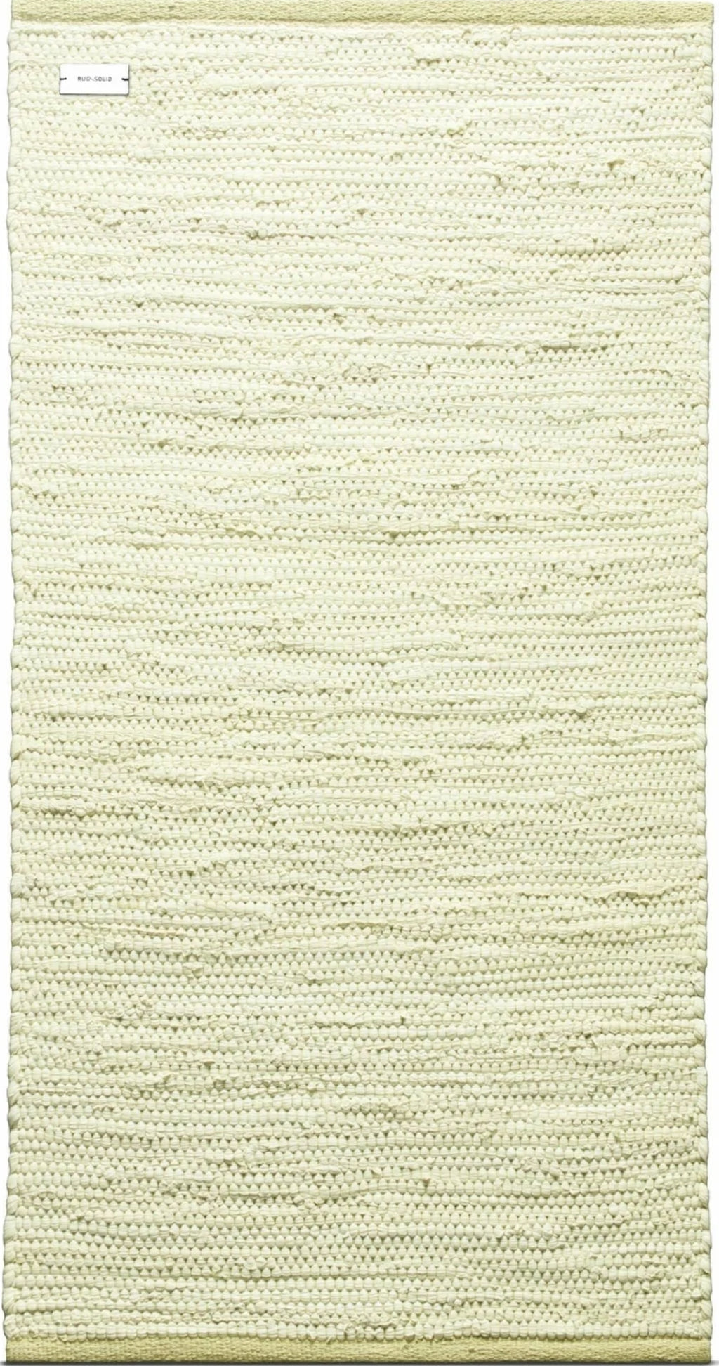 Rug Solid Cotton Rug 135x65 Cm, Lemon
