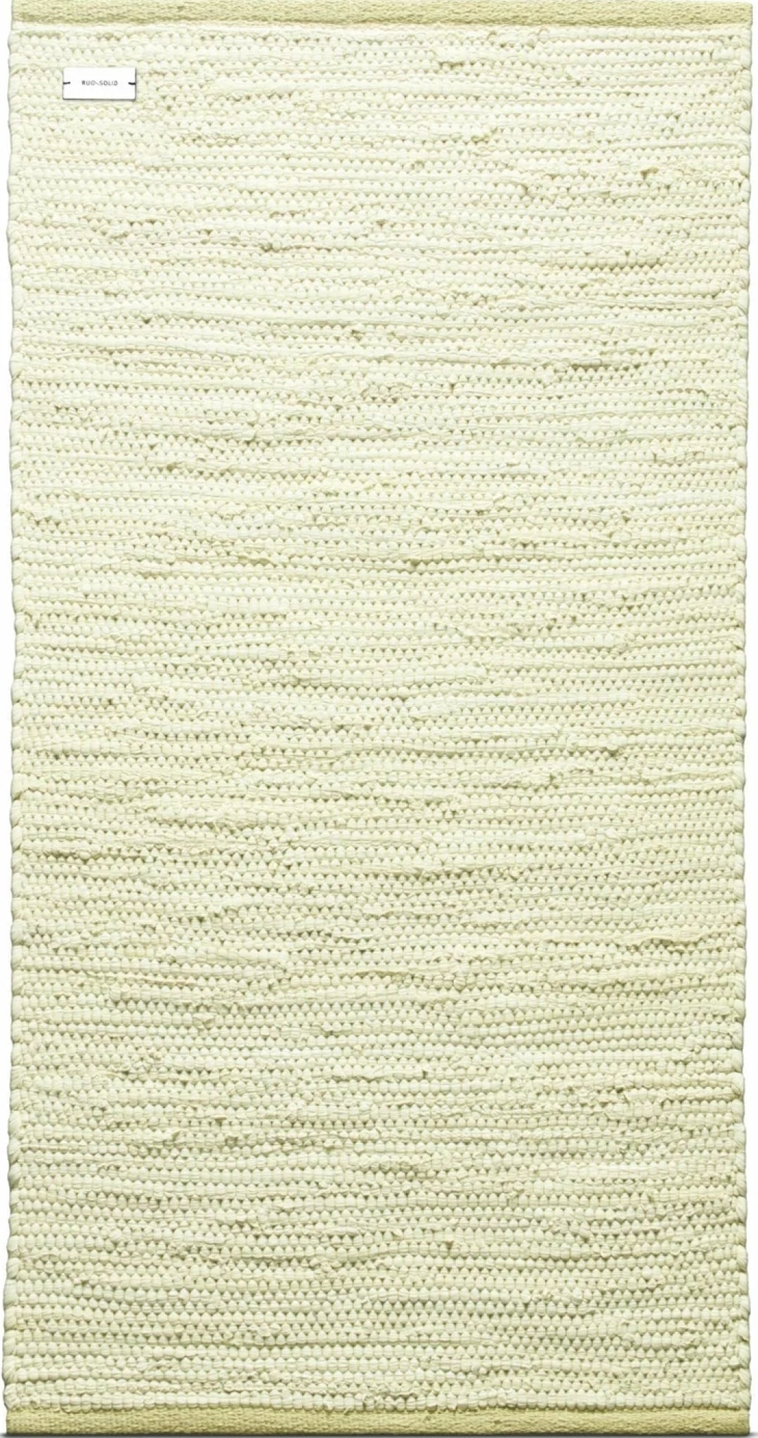 Rug Solid Cotton Rug 135x65 Cm, Lemon