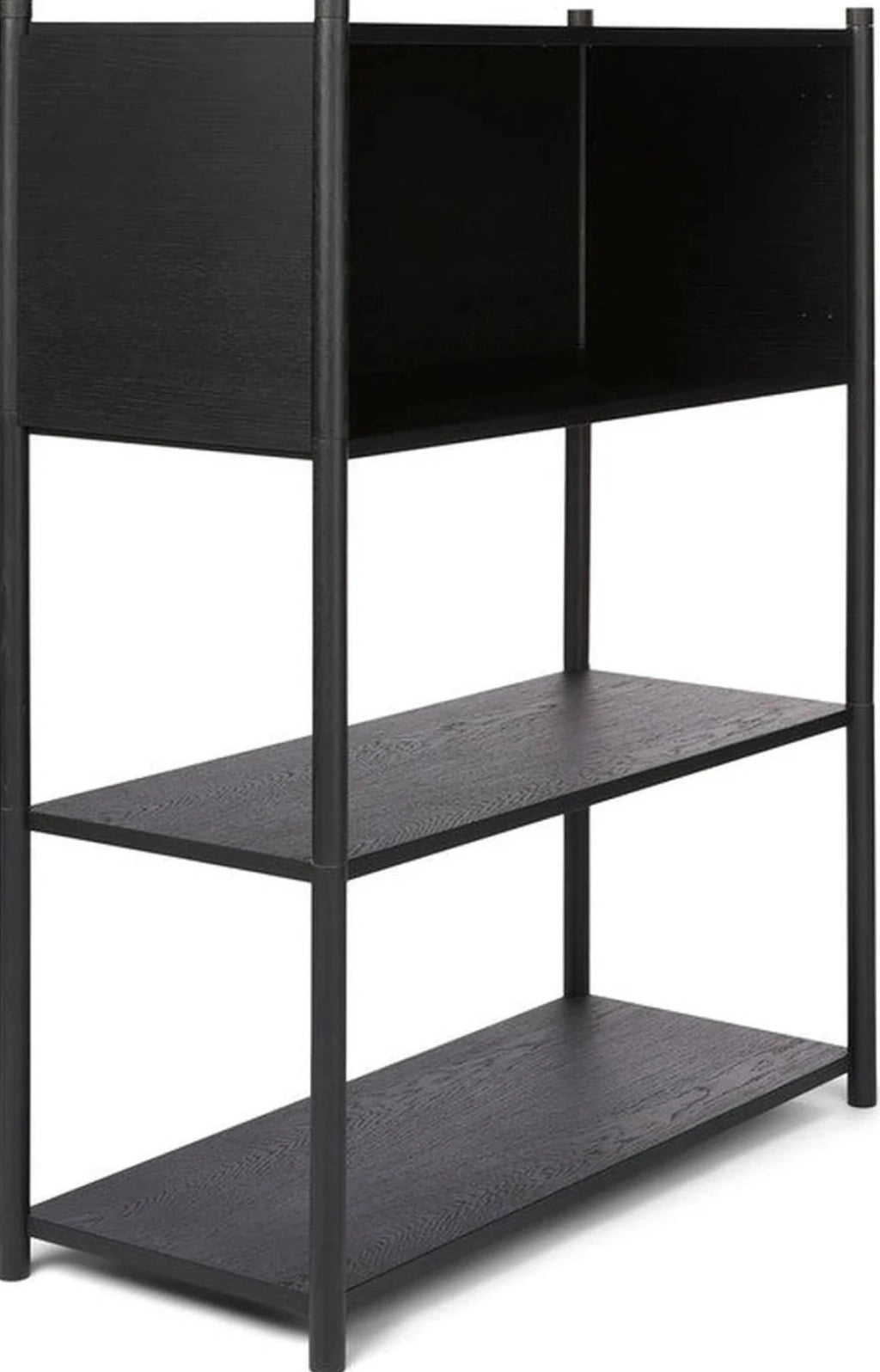 Gejst Sceene Modular Shelf 119 cm Black Oak Bookcase Storage Unit
