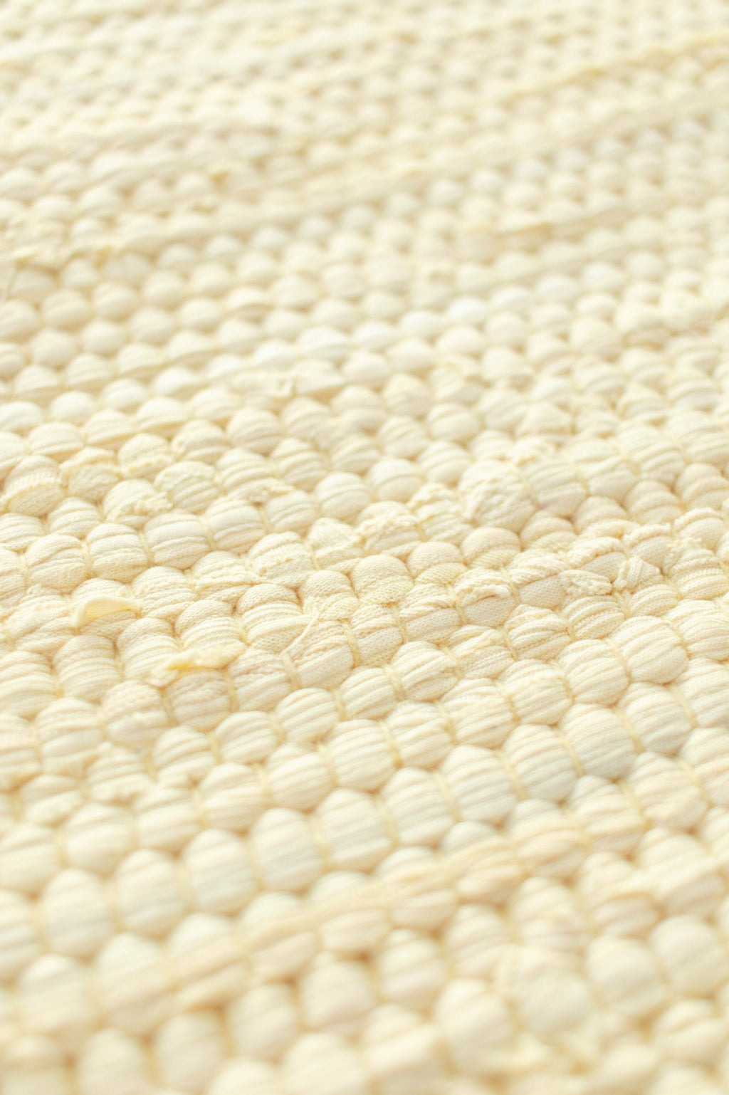 Rug Solid Cotton Rug 300x75 Cm, Lemon