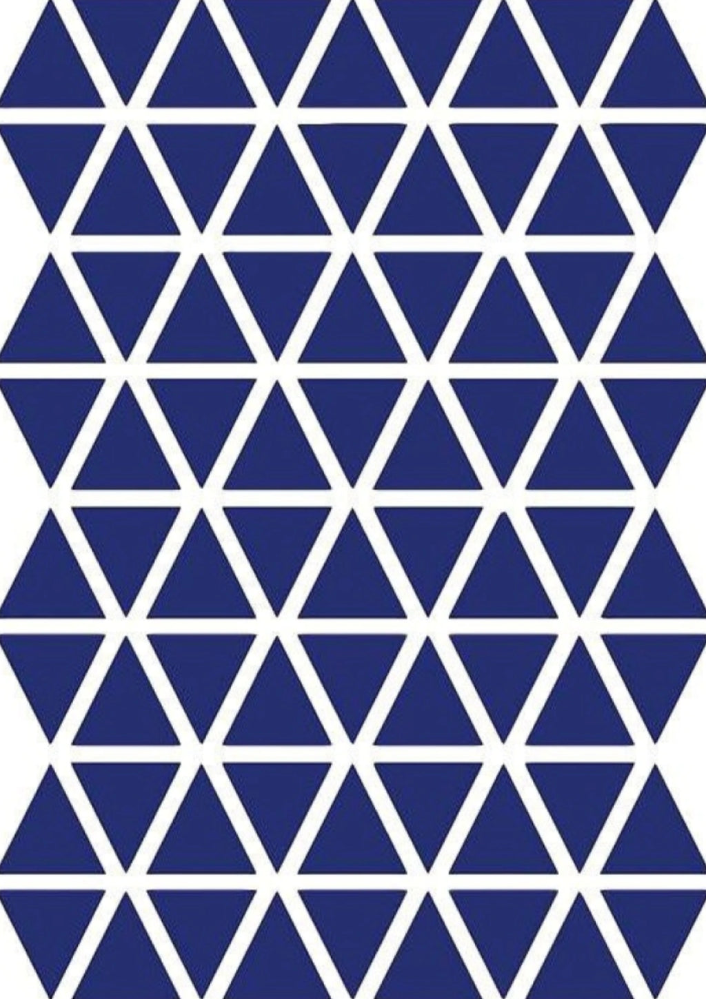 Ferm Living Triangles Wallsticker, Blue