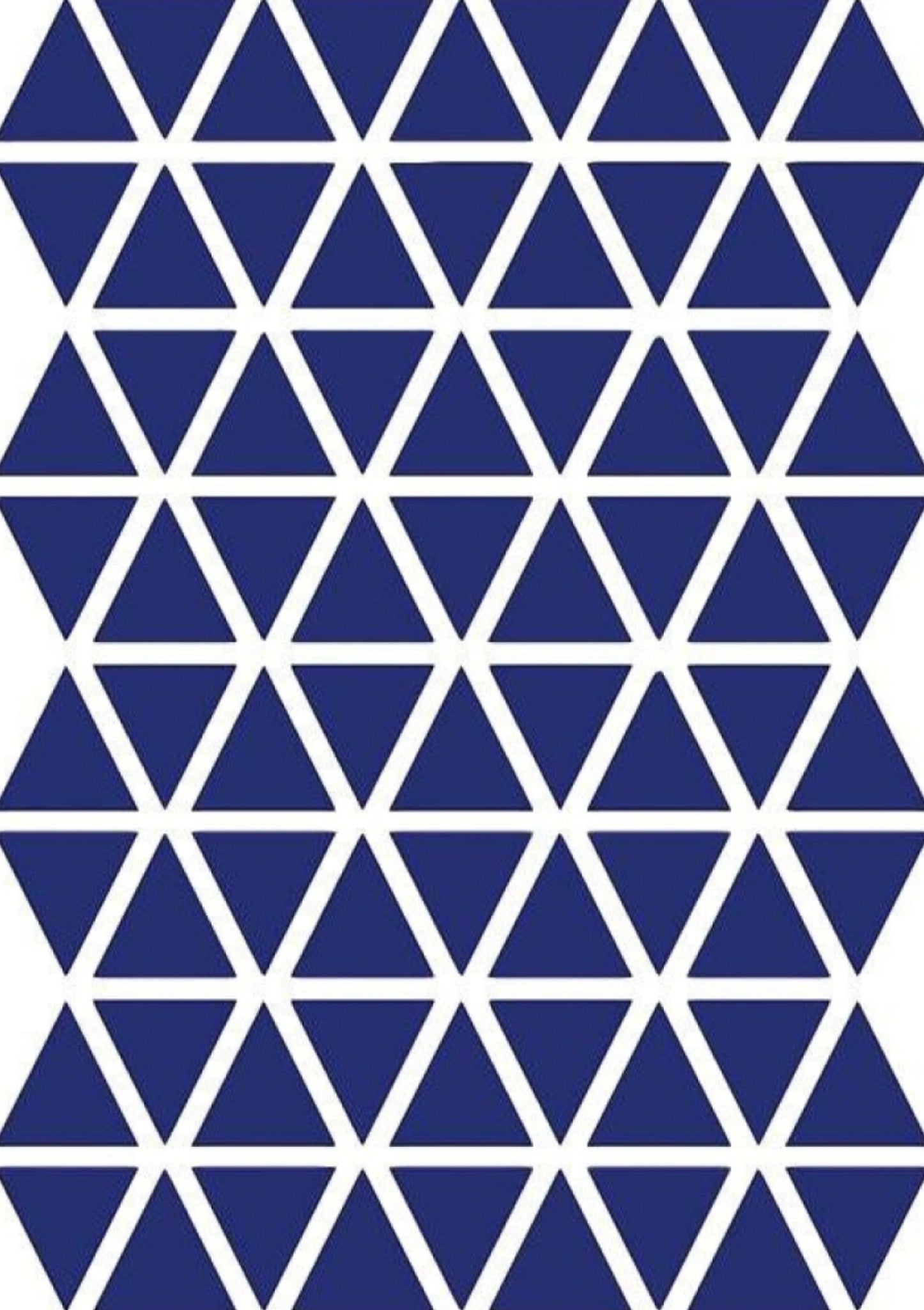 Ferm Living Triangles Wallsticker, Blue
