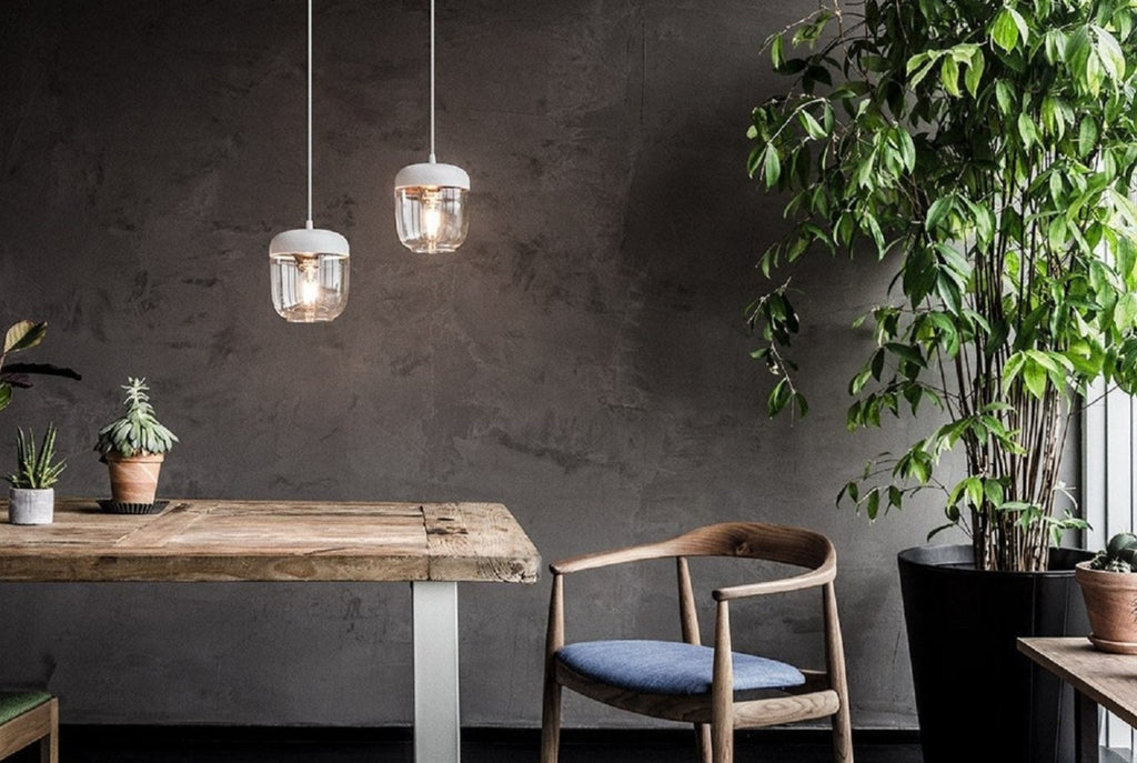 Umage Acorn Lampshade White Polished Copper, ø14