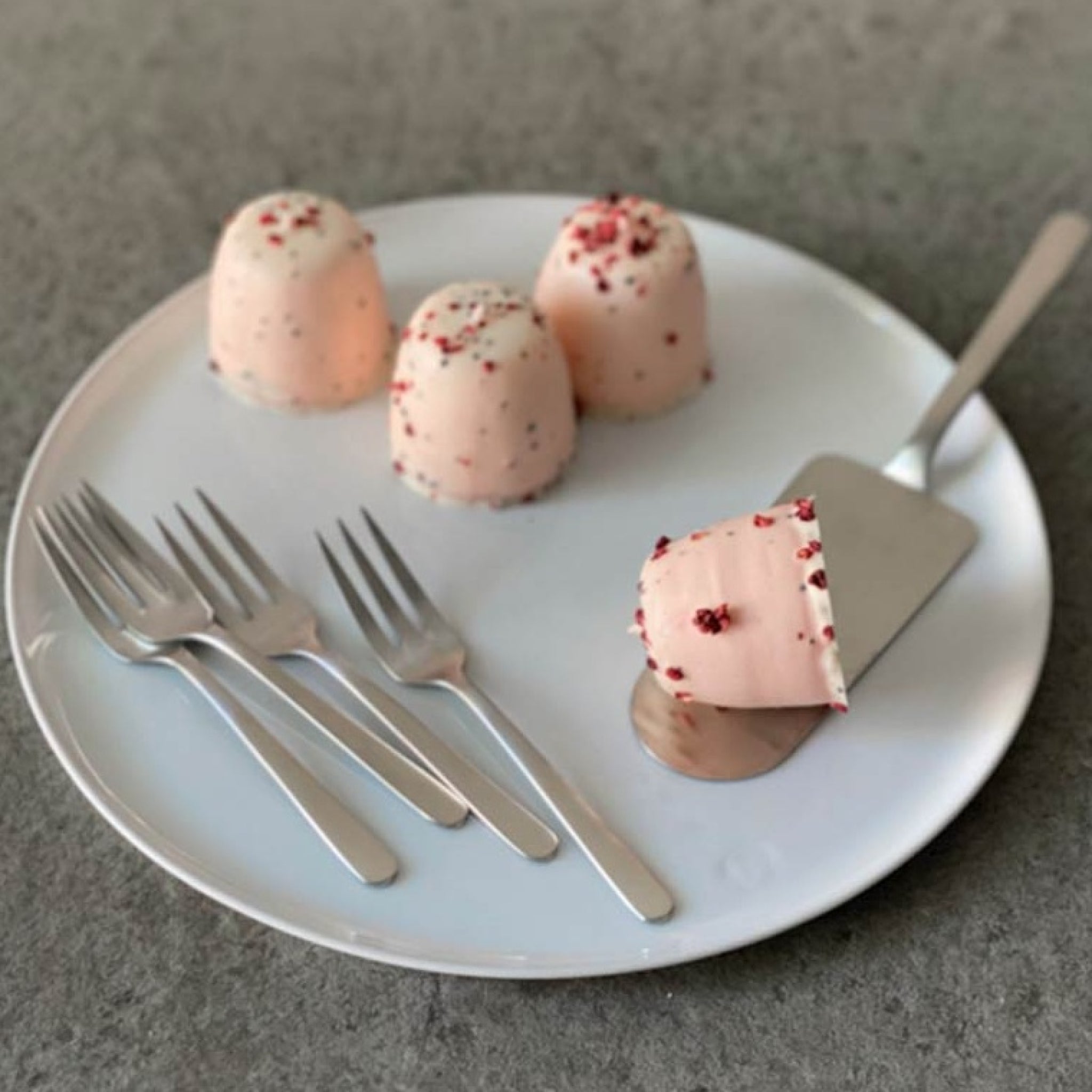 Kay Bojesen Cake Set, Matte Steel Stainless Steel