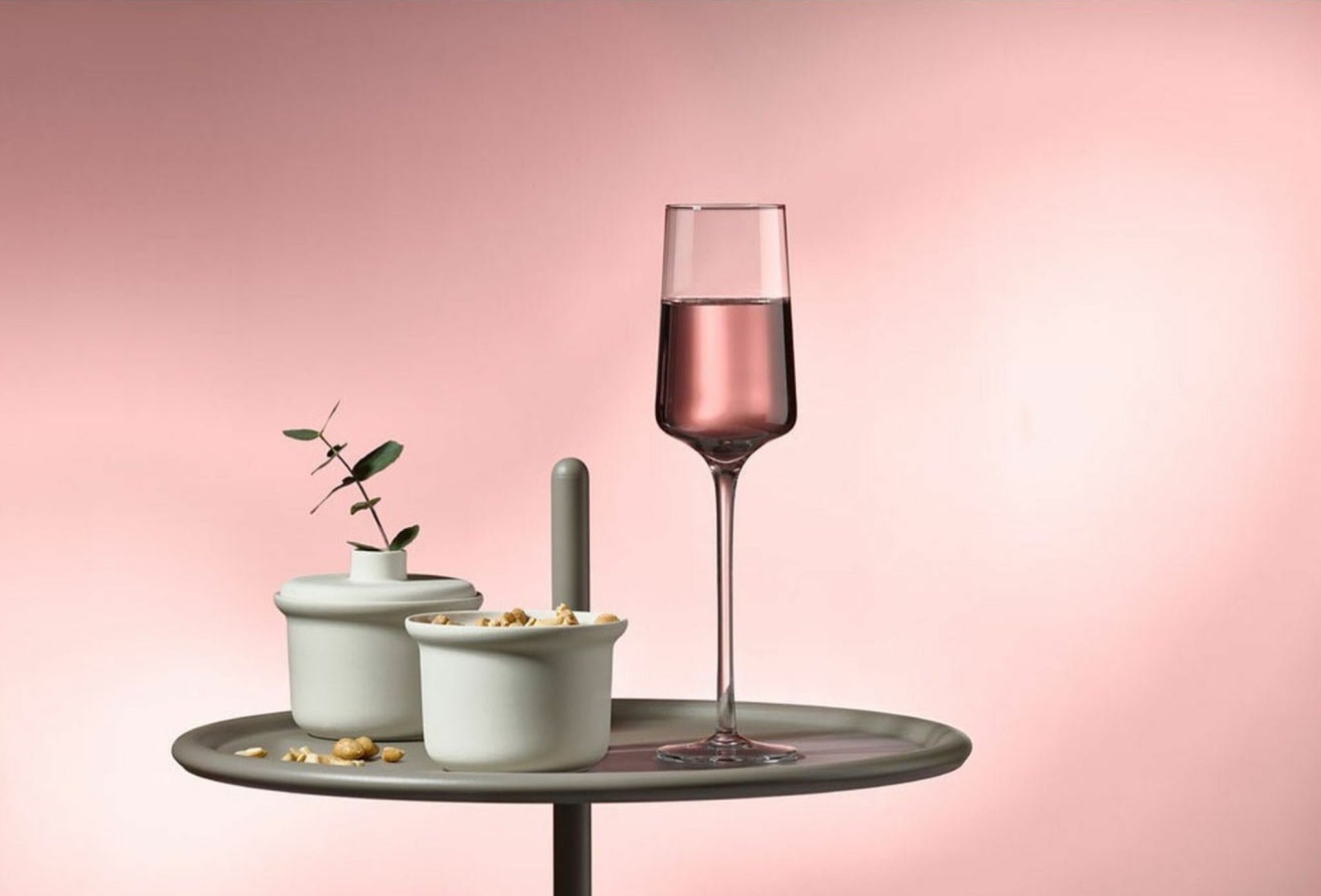 Zone Denmark Inu Glass With Lid, Cream