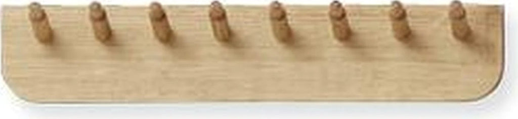 Form & Refine Echo 40cm Coat Rack – White Oiled Oak, Multi-purpose
