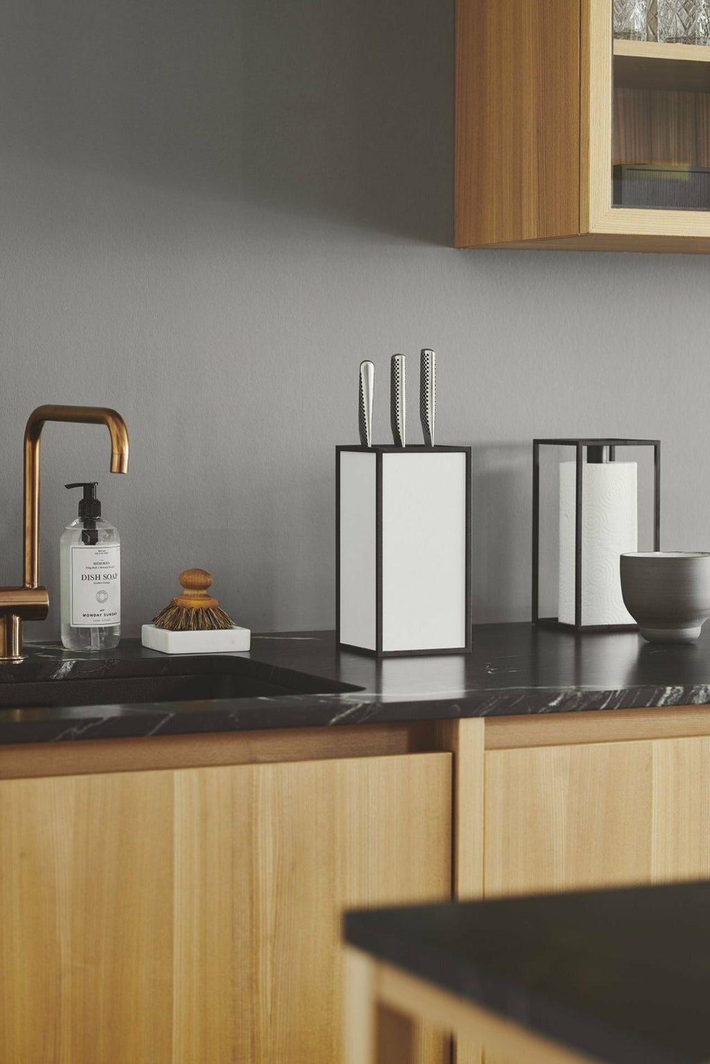 Audo Copenhagen K'block Knife Block, White