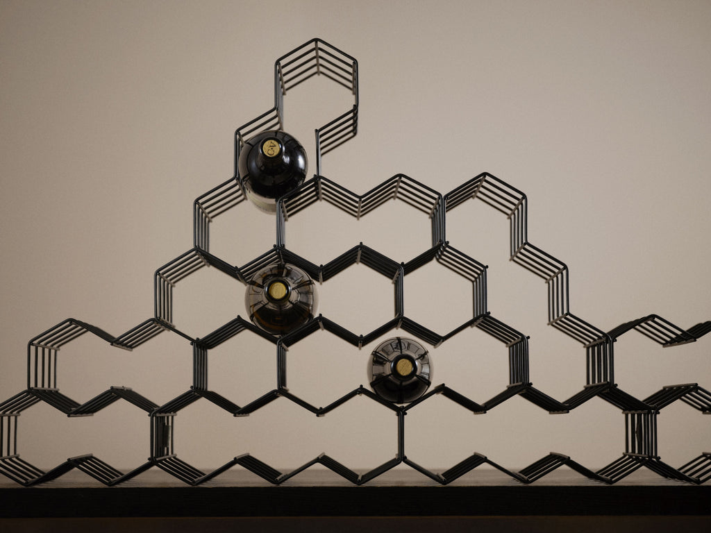 Zone Denmark Rocks Wine Rack, Black