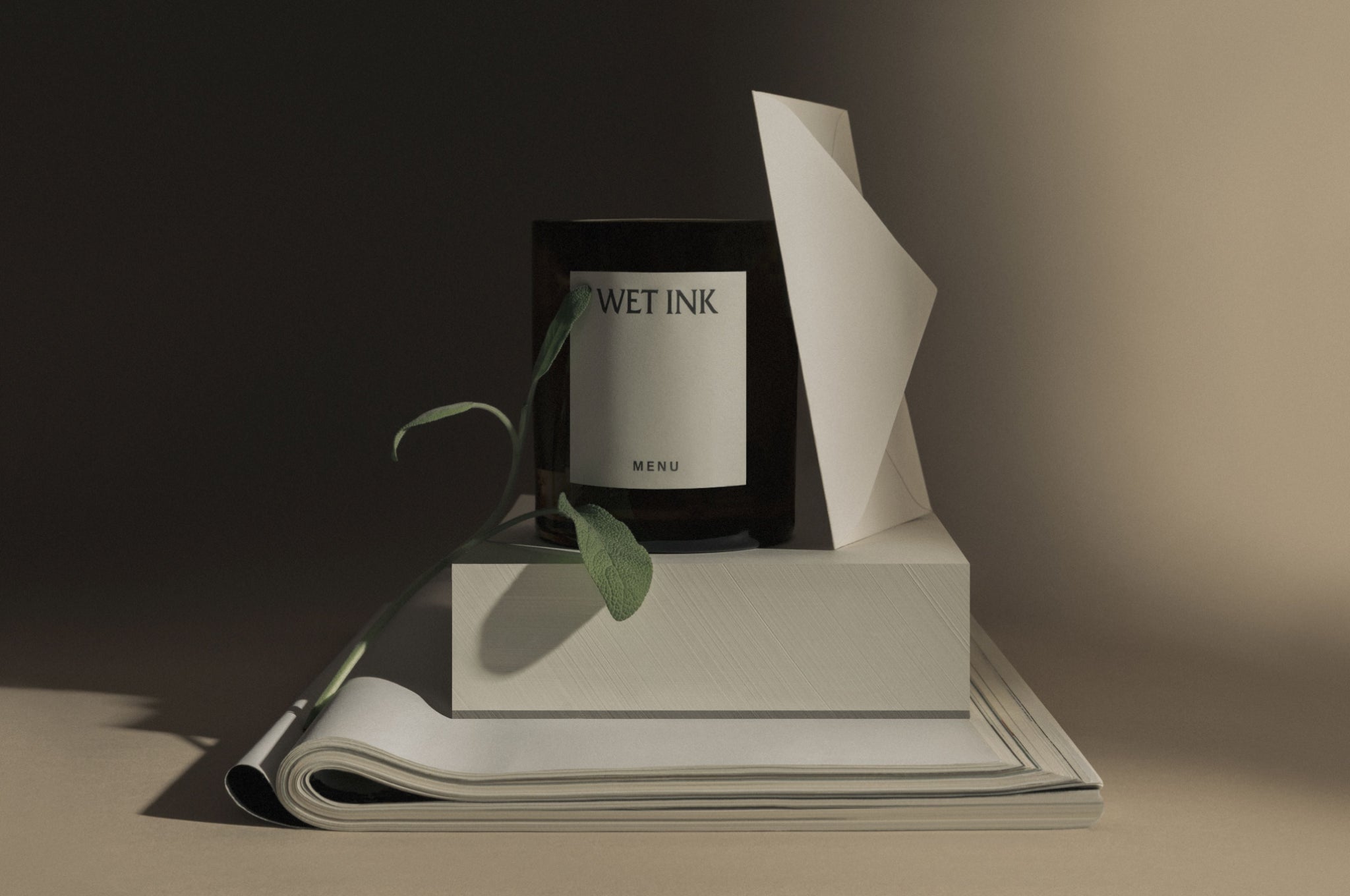 Audo Copenhagen Olfacte Scented Candle Wet Ink, 79g