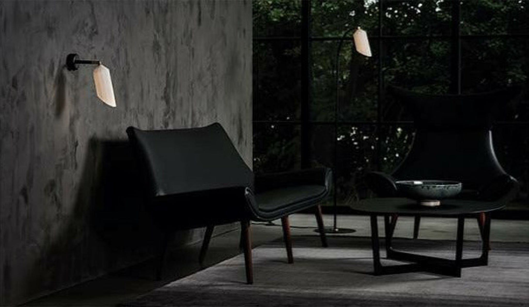 Le Klint Pliverre floor lamp, black