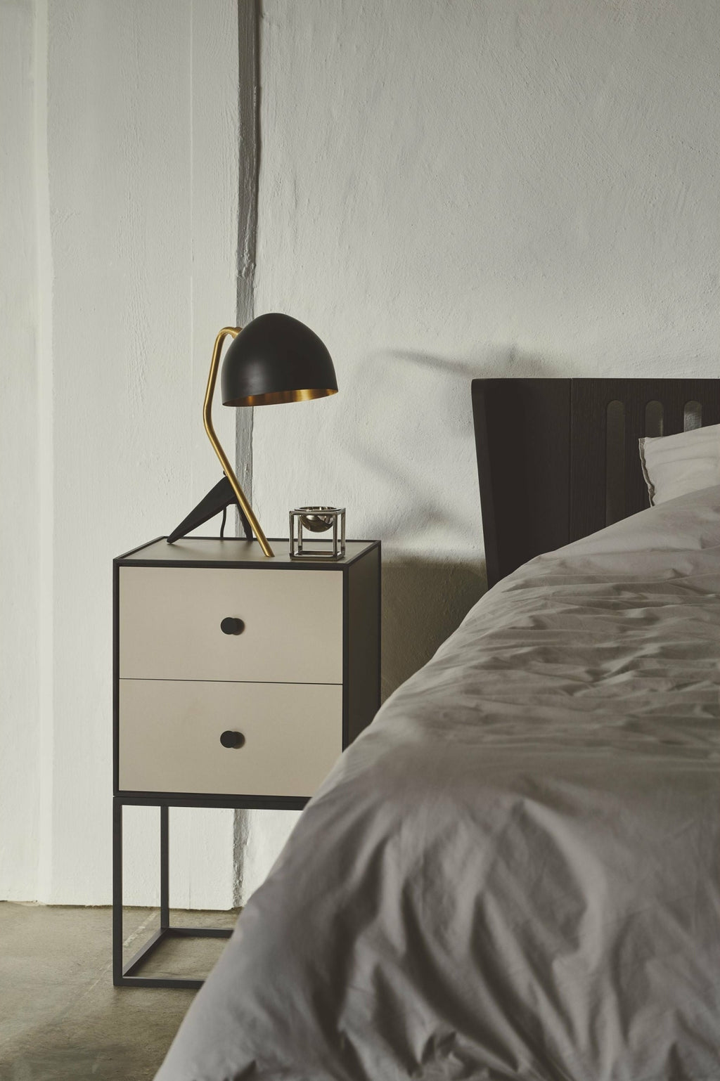 Audo Copenhagen Frame 35 module with two drawers, light grey