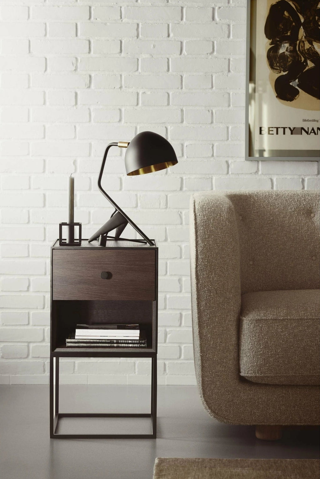 Audo Copenhagen Frame 35 module with a drawer, oak