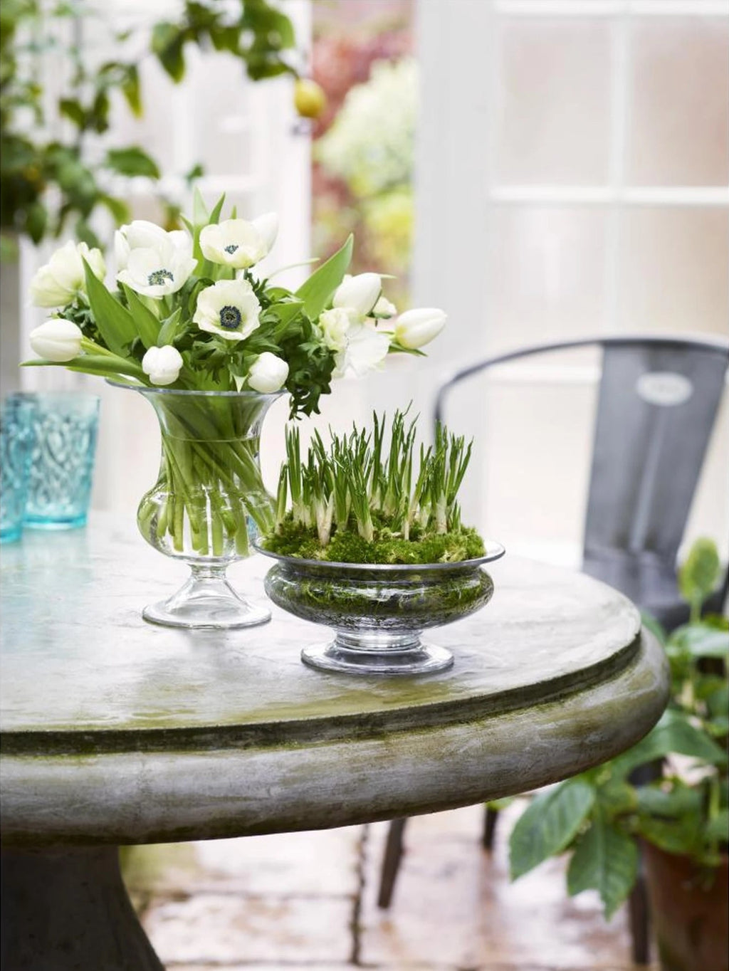 Holmegaard Old English, Flower Bowl, 19 Cm