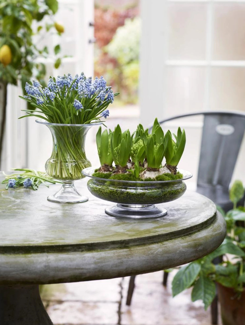 Holmegaard Old English, Flower Bowl, 25 Cm