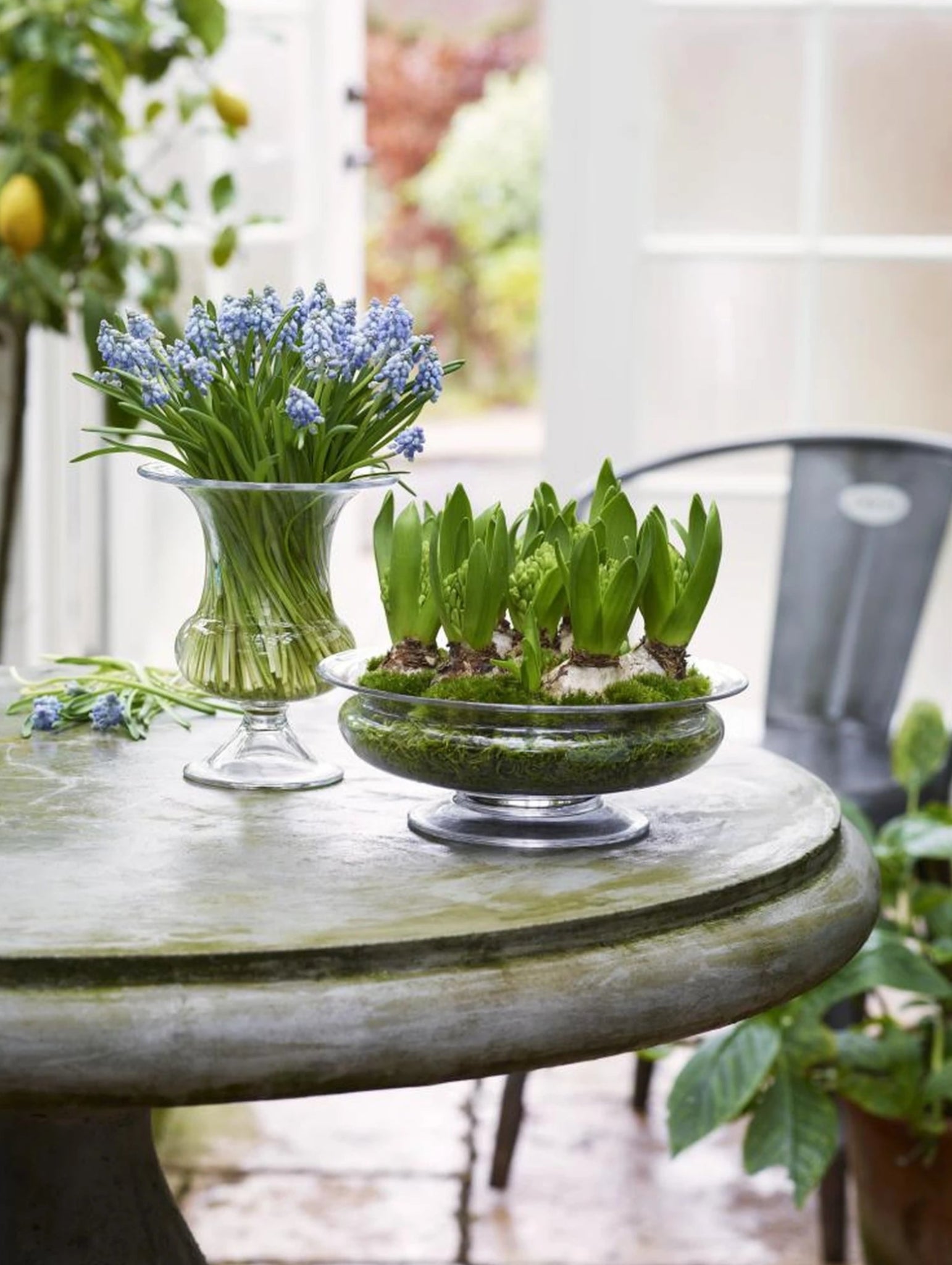 Holmegaard Old English, Flower Bowl, 25 Cm