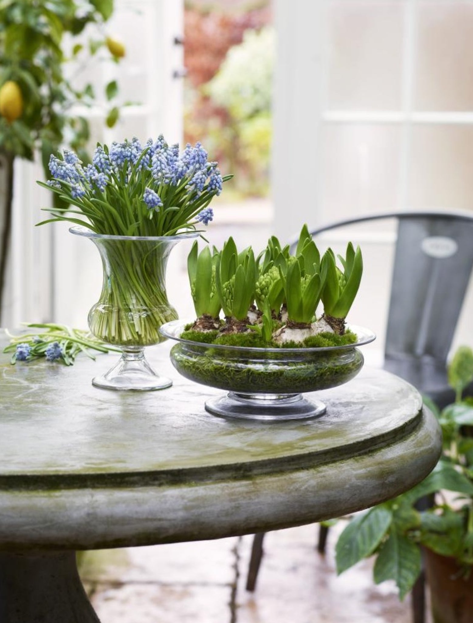 Holmegaard Old English, Flower Bowl, 25 Cm