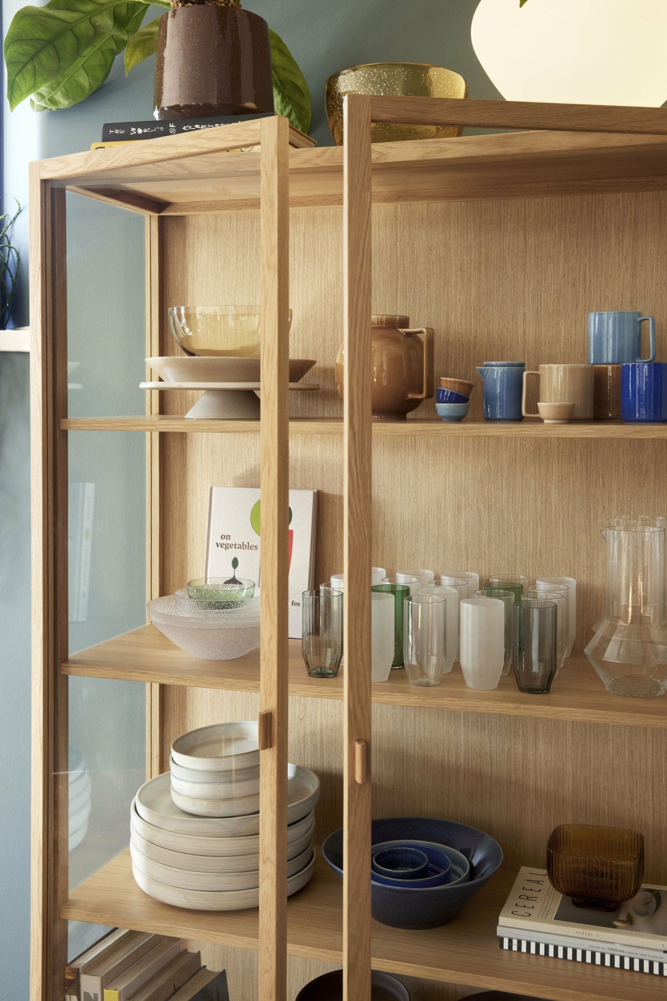 Hübsch Aster Drinking Glass, Frosted