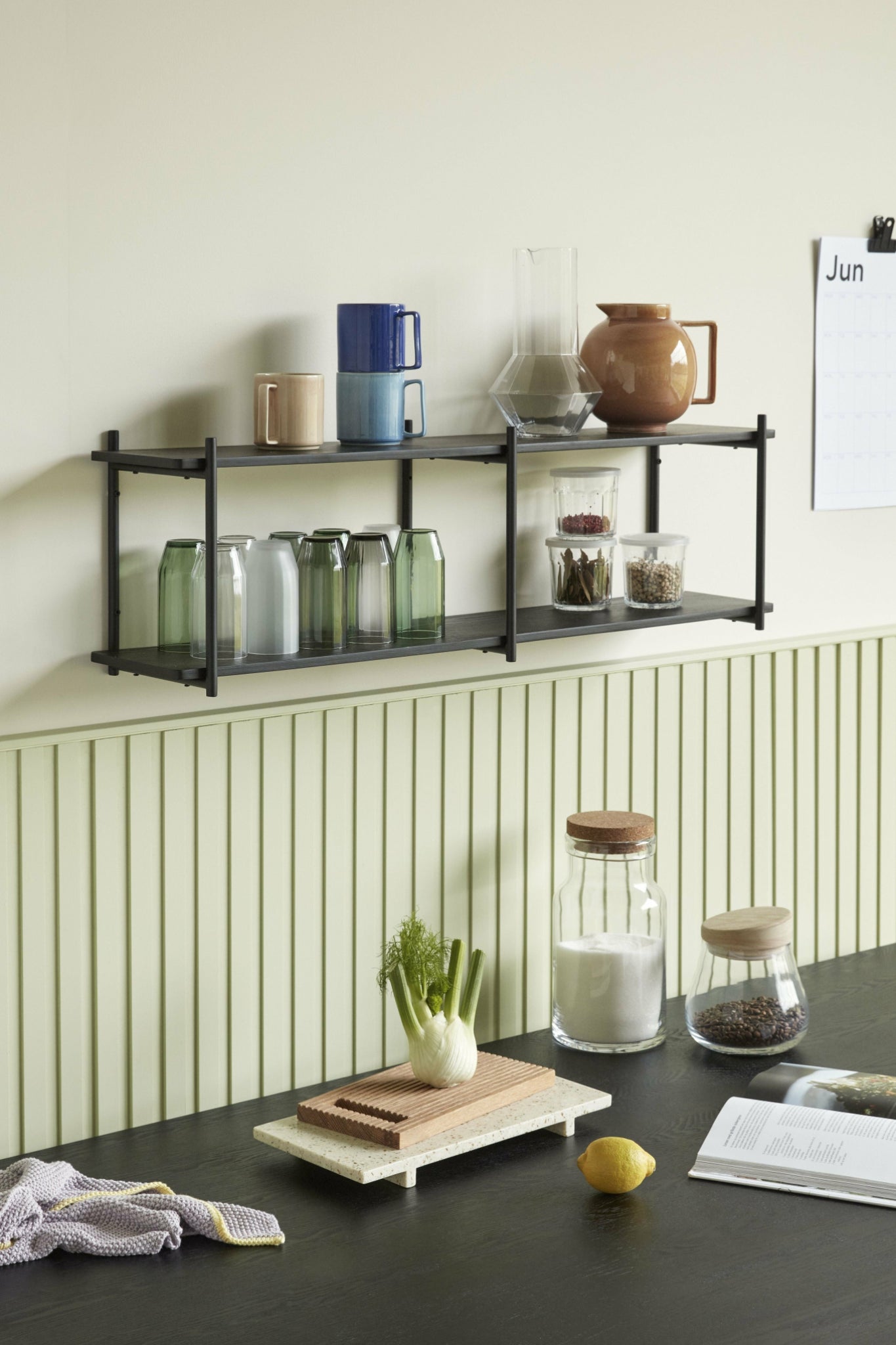 Elegant Hübsch Aster Clear Drinking Glass - Handmade Textured Design