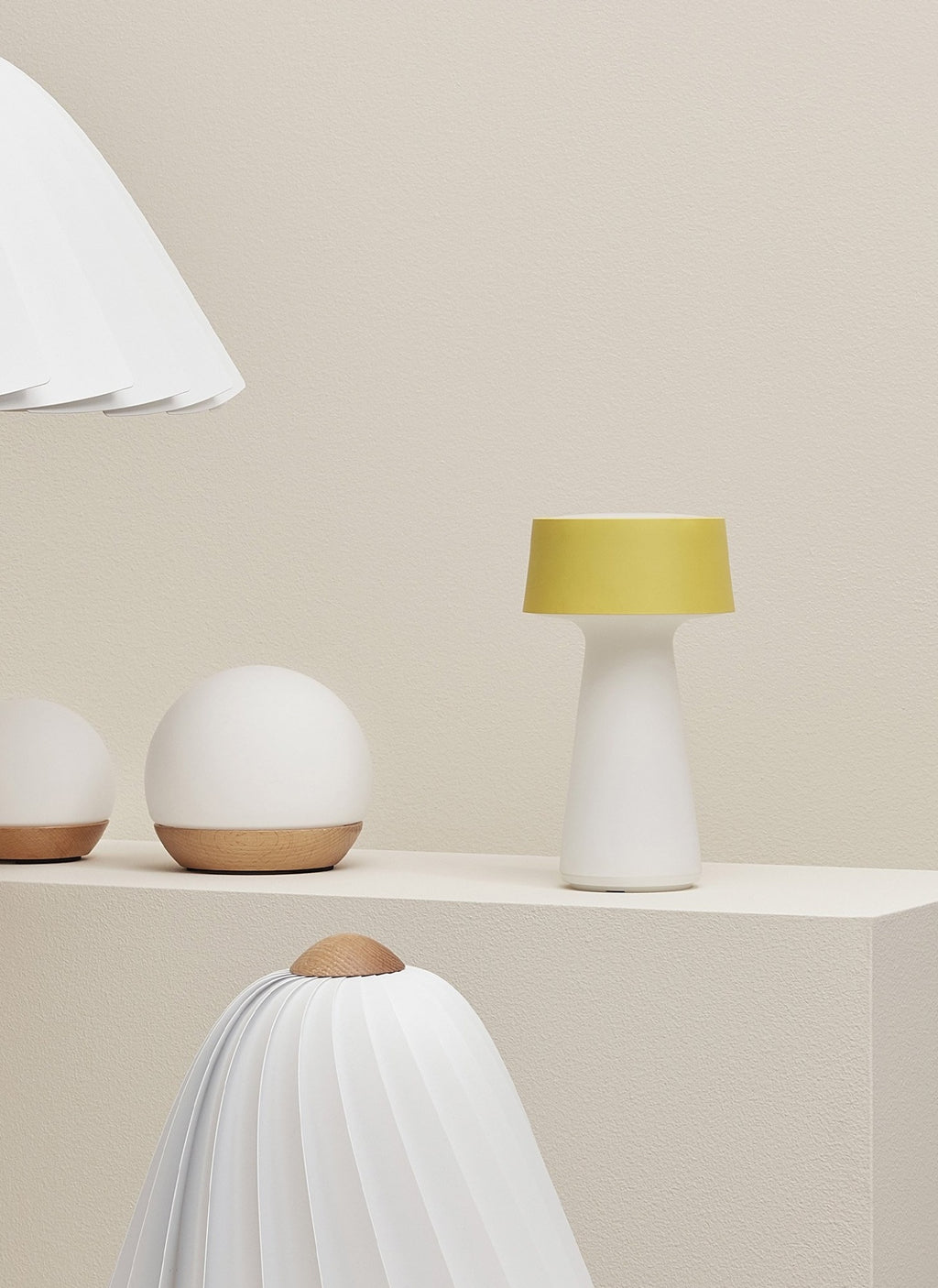 Spring Copenhagen Ember Table Lamp, Pale Yellow
