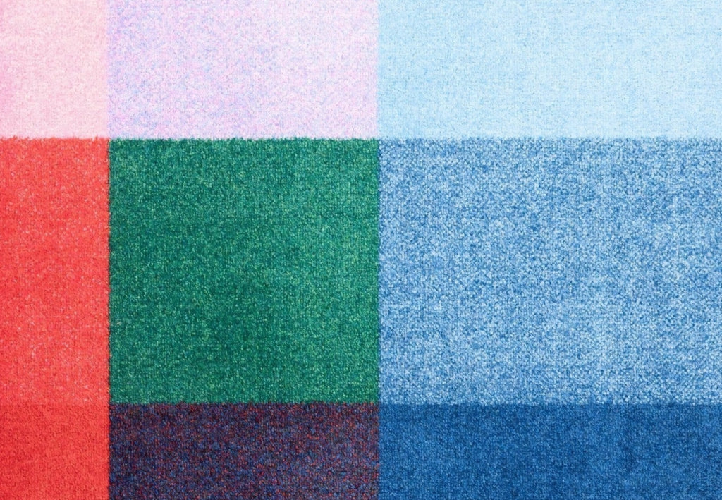 Heymat Mix Meadow Door Mat 60x85 cm – Ocean Non-Slip PET/Nitrile Rubber