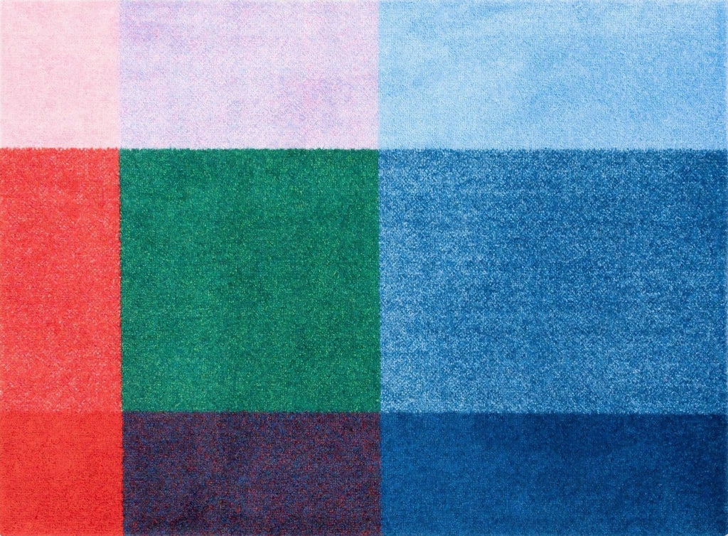 Heymat Mix Meadow Doormat 85x150 cm – Ocean PET & Nitrile Rubber