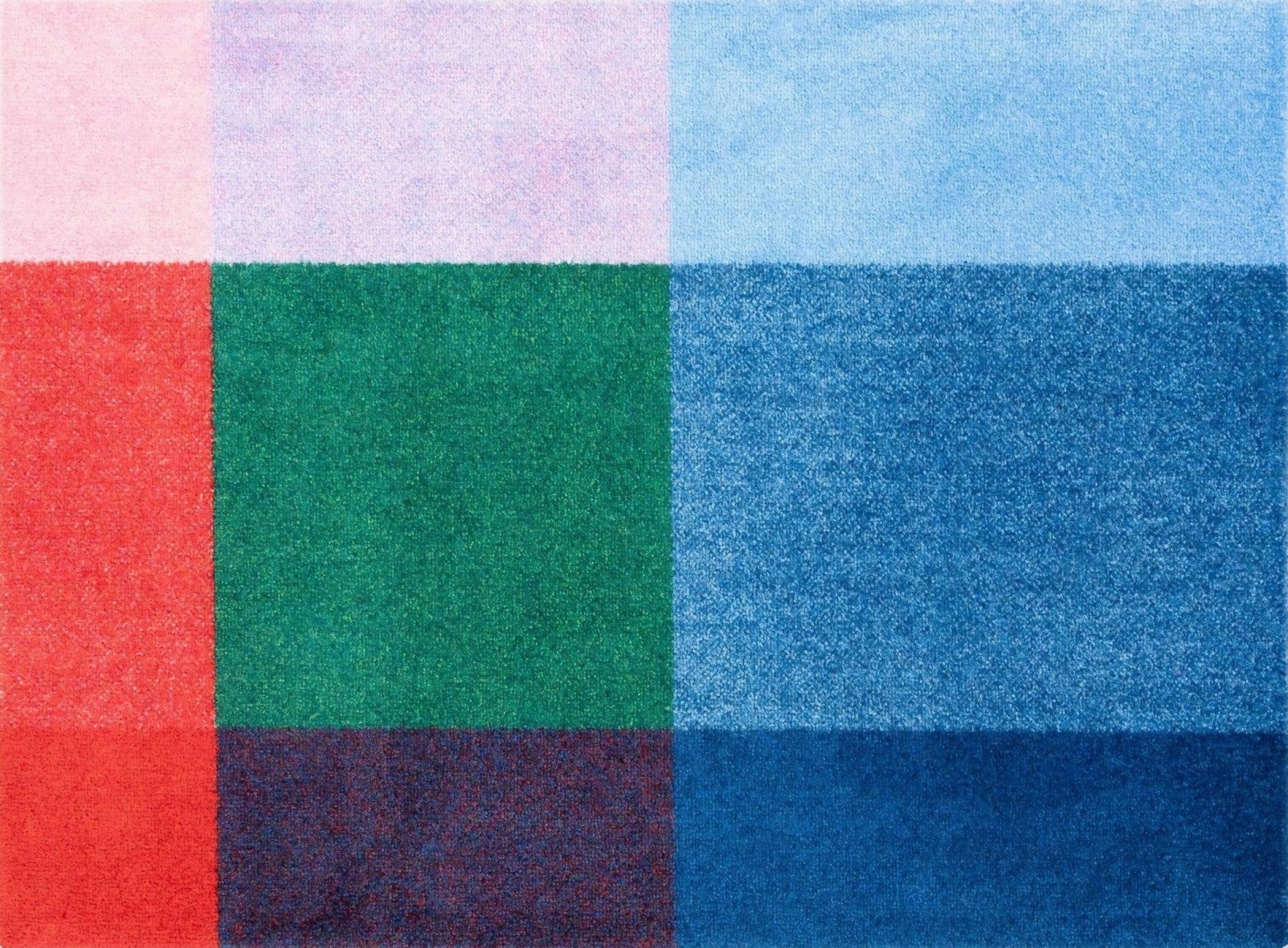 Heymat Mix Meadow Doormat 85x150 cm – Ocean PET & Nitrile Rubber