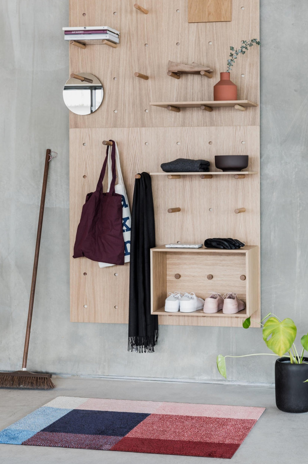 Heymat Mix Berry Doormat Ocean 85×60 cm – PET/Nitrile Entrance Mat