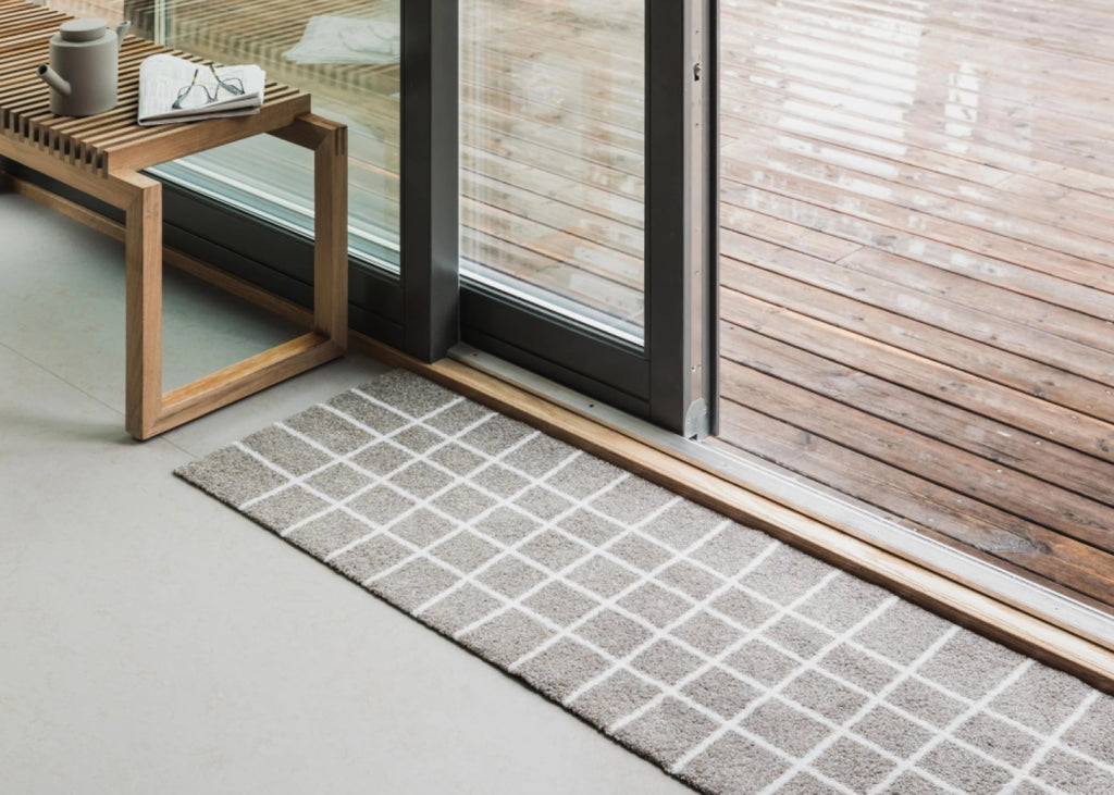 Heymat Handmat Travertine Doormat 85x250cm Green/Yellow/Brown