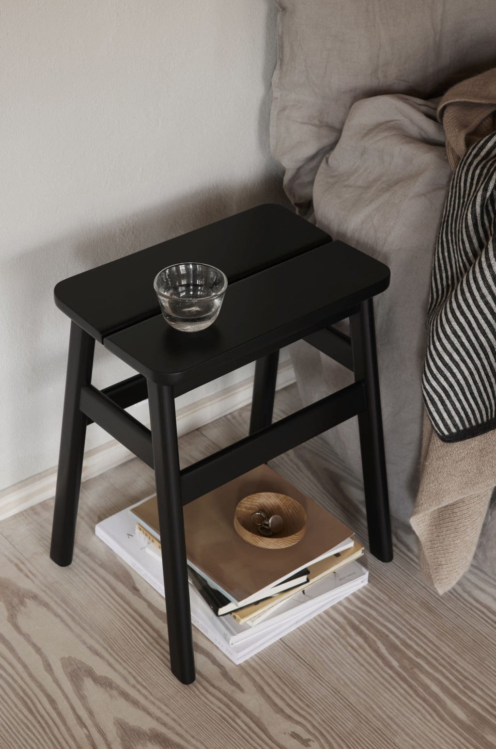 Form & Refine Angle Standard Bar Stool 65 cm — Beech Solid Wood