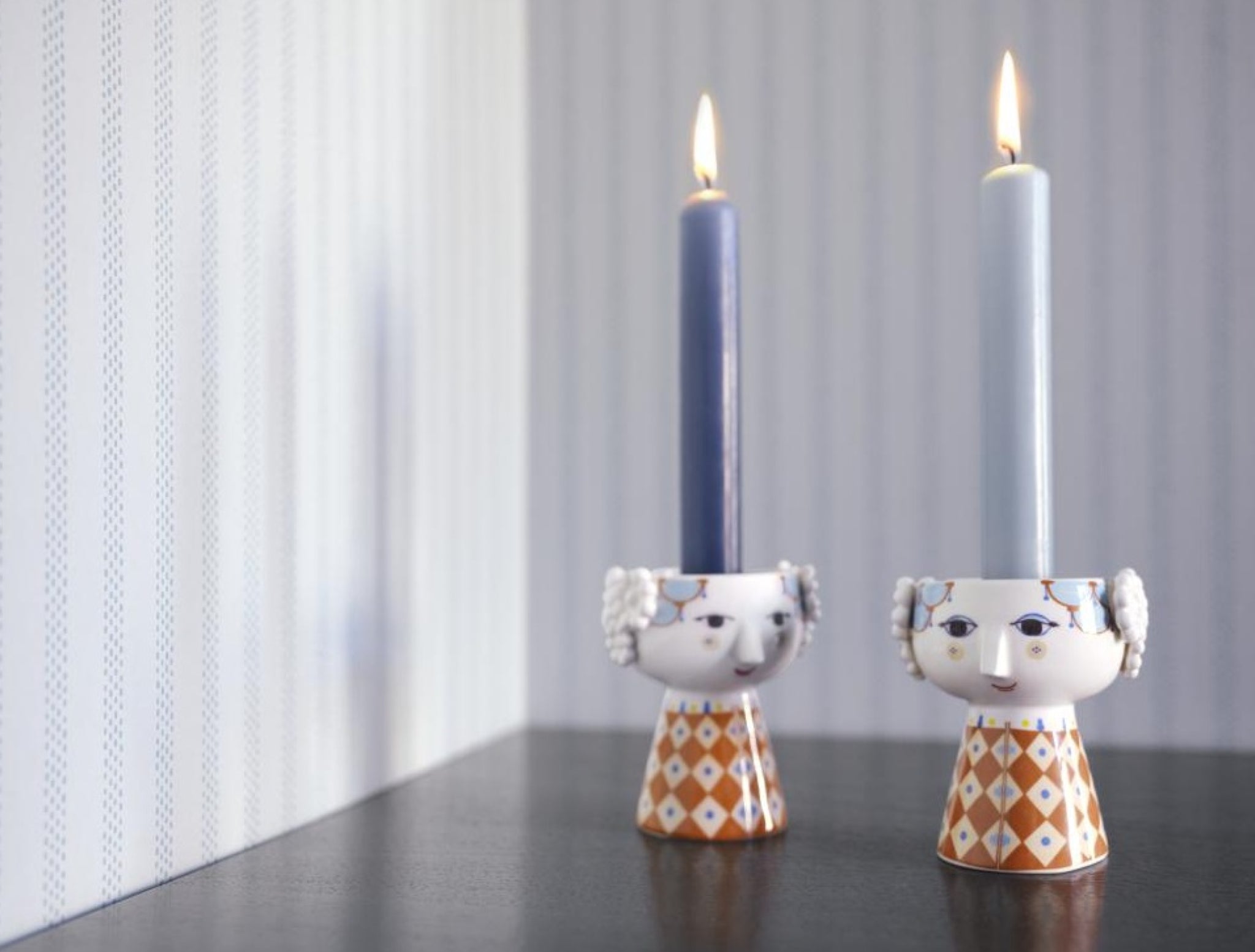 Bjørn Wiinblad Eva Candlestick H9,5 Terracotta