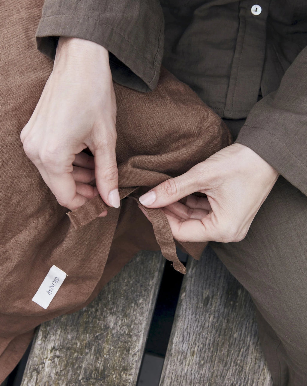 byNORD Gunhild cushion cover 60x60 cm, berry