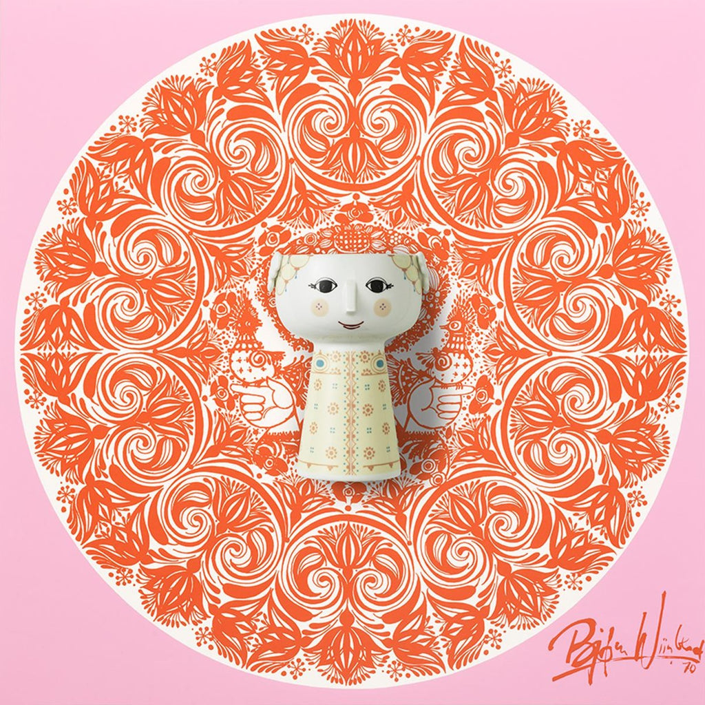 Bjørn Wiinblad Eva Vase, Soft Yellow