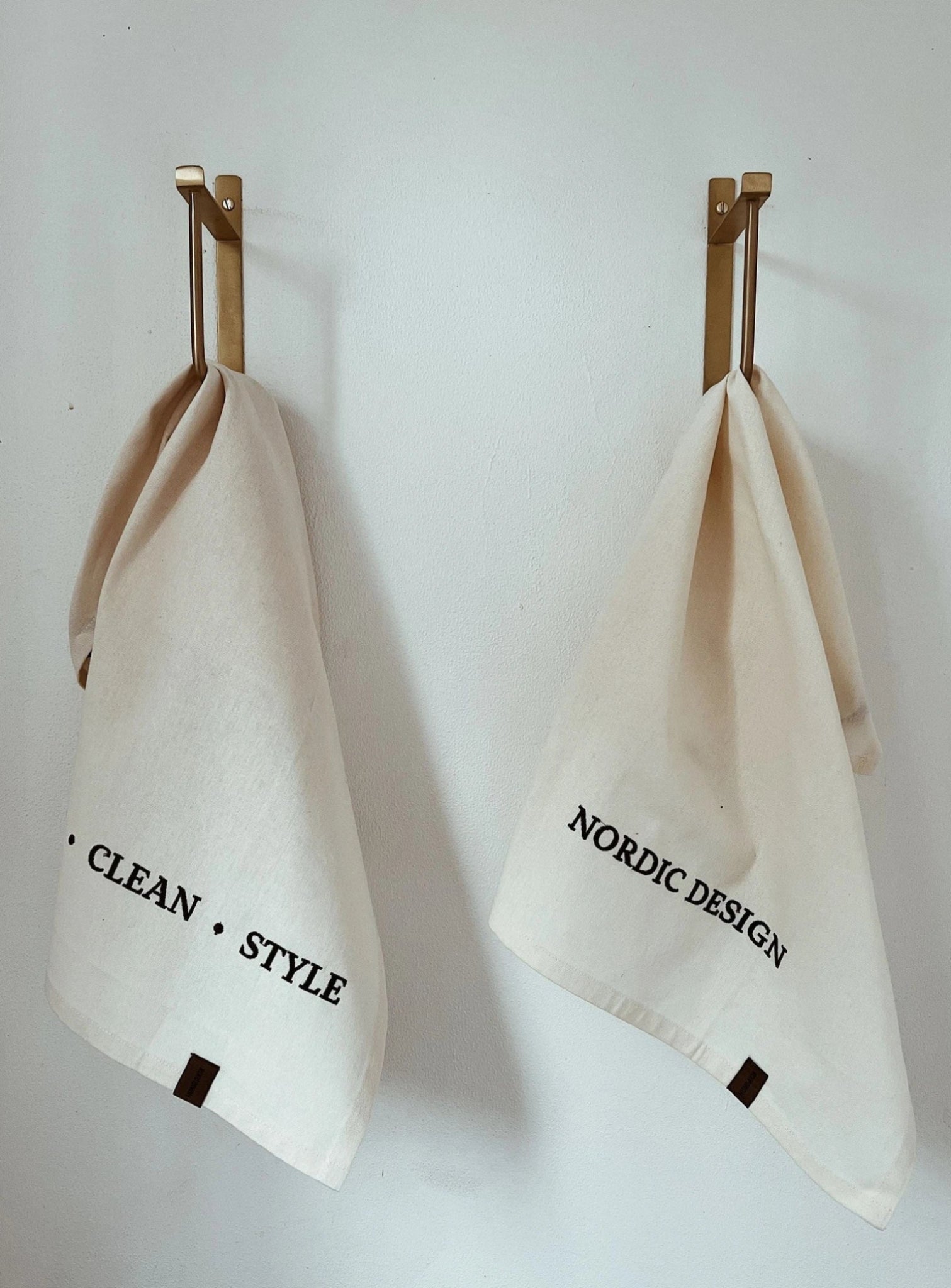 Humdakin Tea Towel Set Of 2, Shell