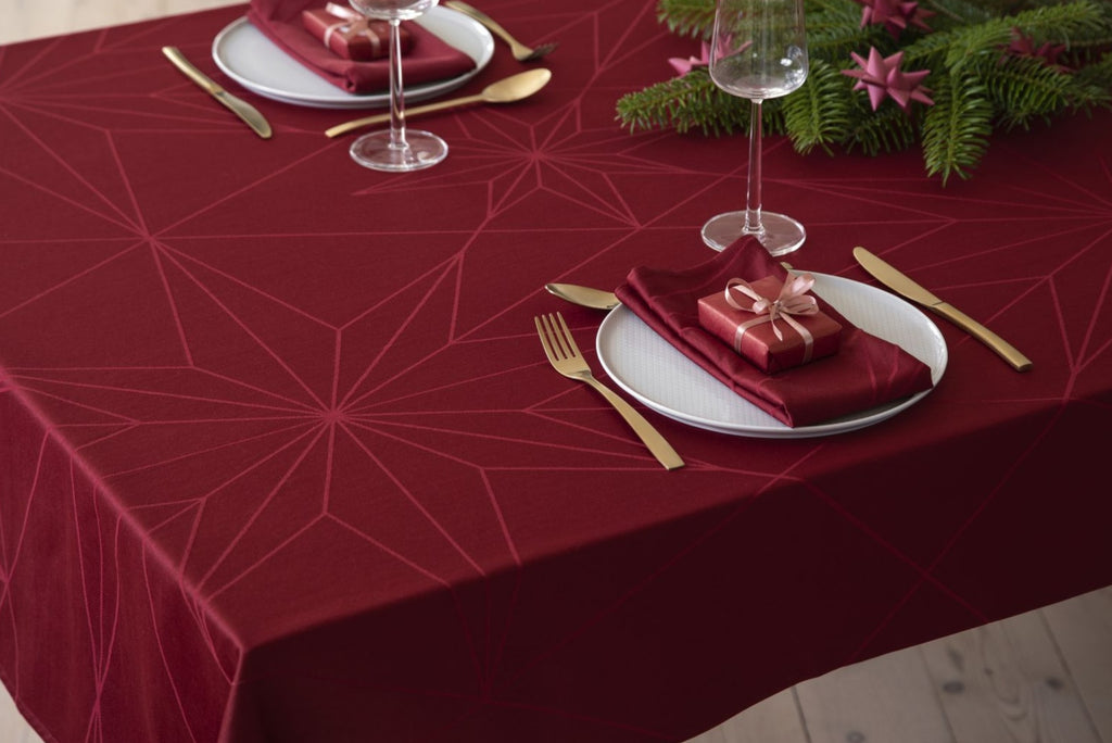 Novoform Design Stars Napkins 4 Pcs., Advent Red