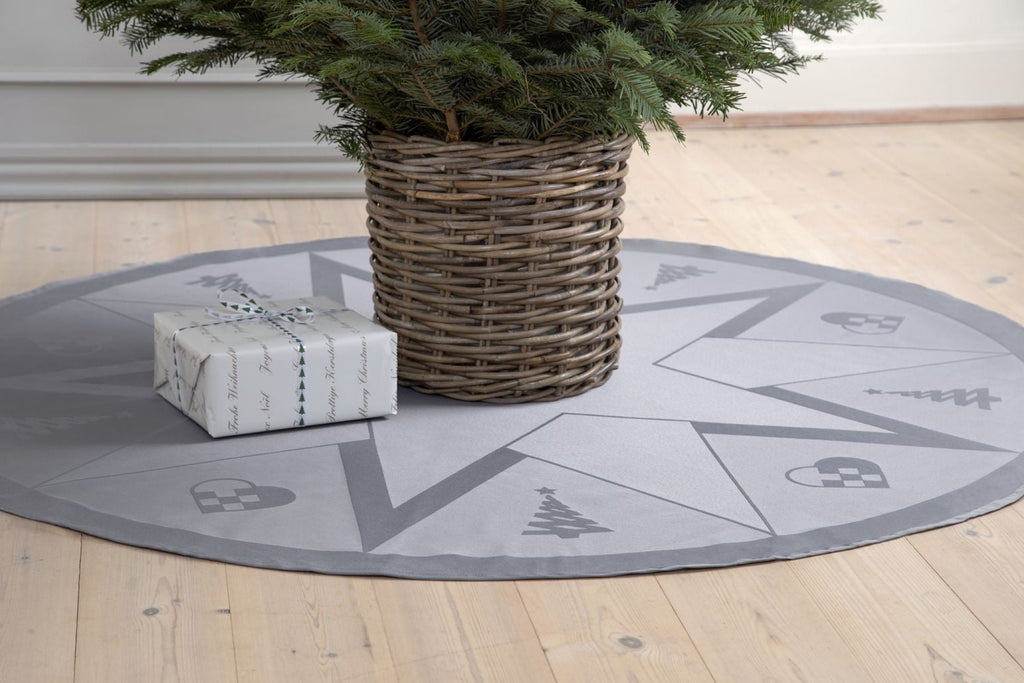 Novoform Design Stars Christmas Rug, Winter Grey