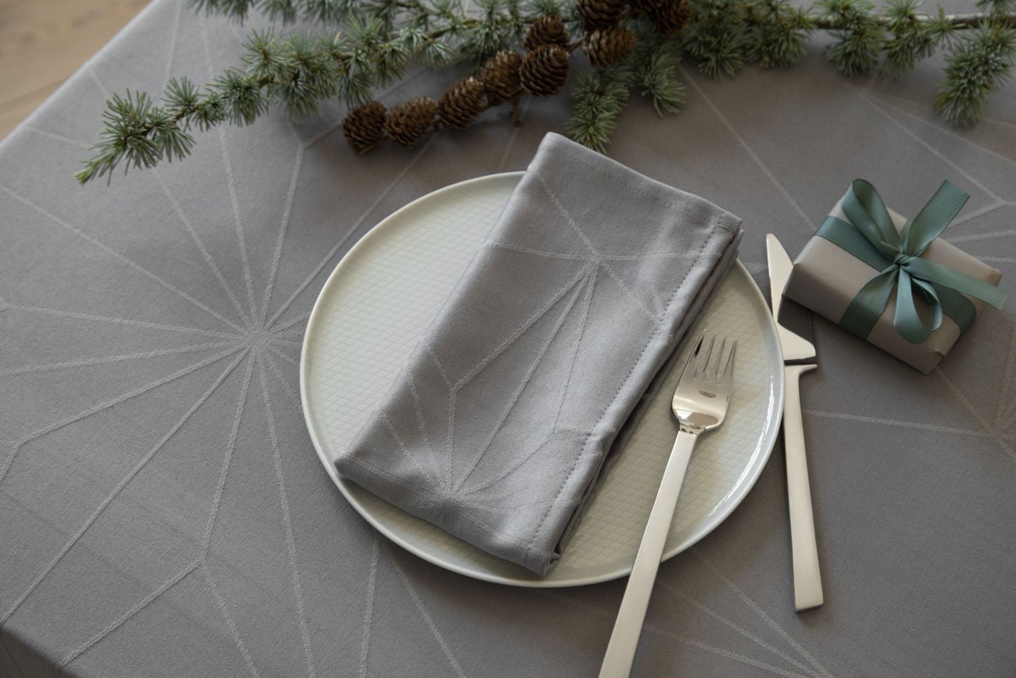 Novoform Design Stars Napkins 4 Pcs., Winter Grey