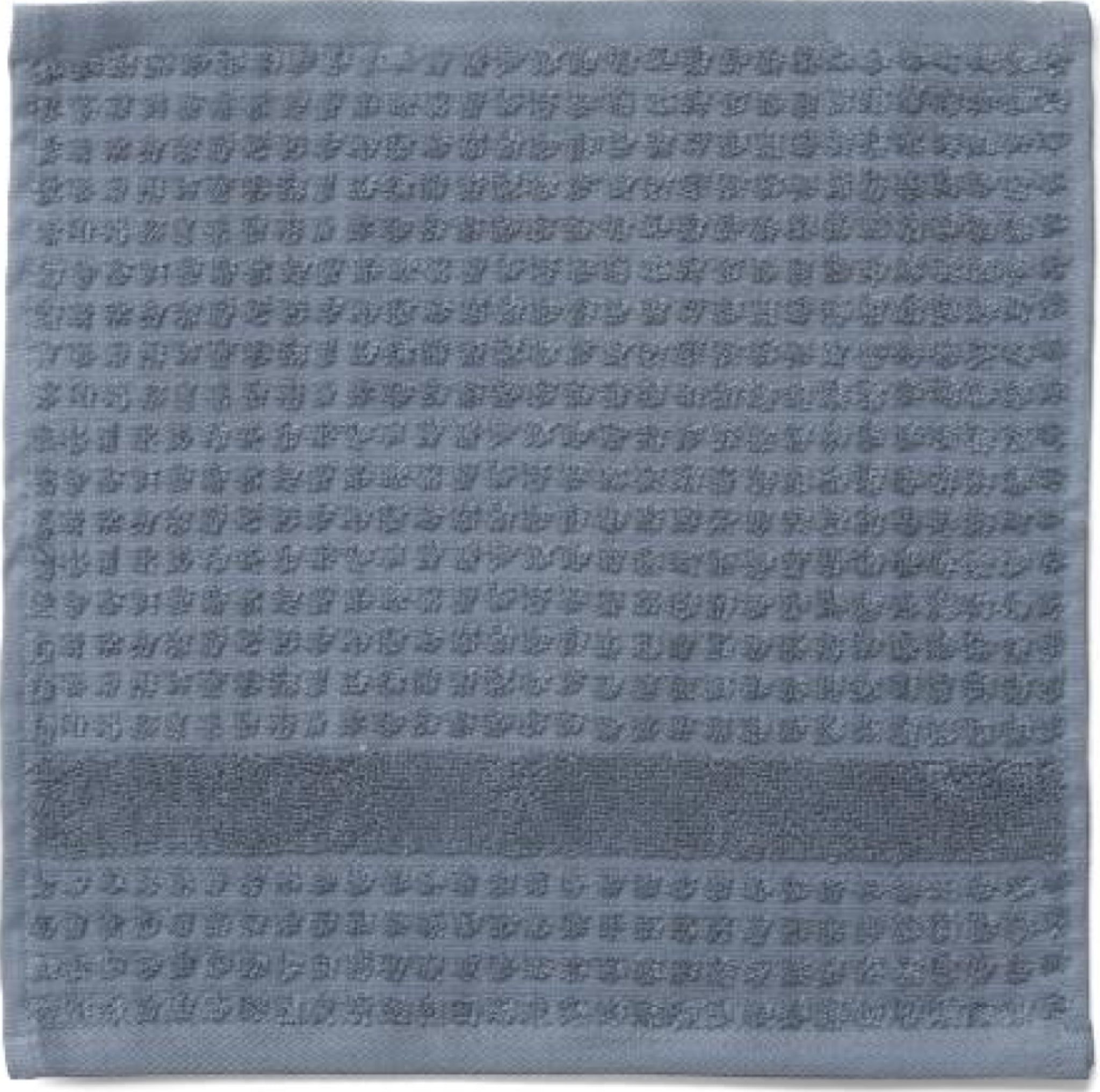 Juna Check Washcloth Dark Blue, 30x30 Cm