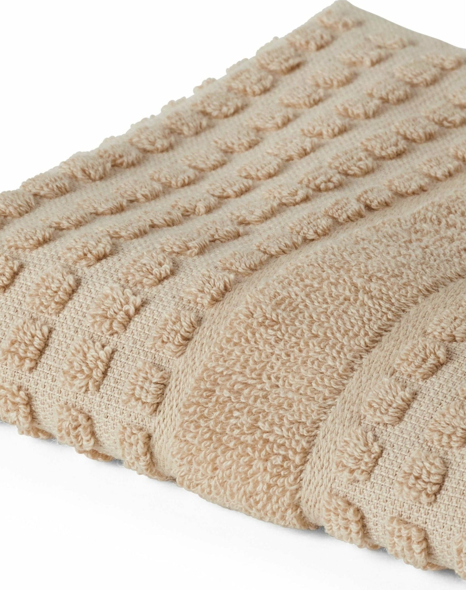 Juna Check Washcloth 30x30 Cm, Sand