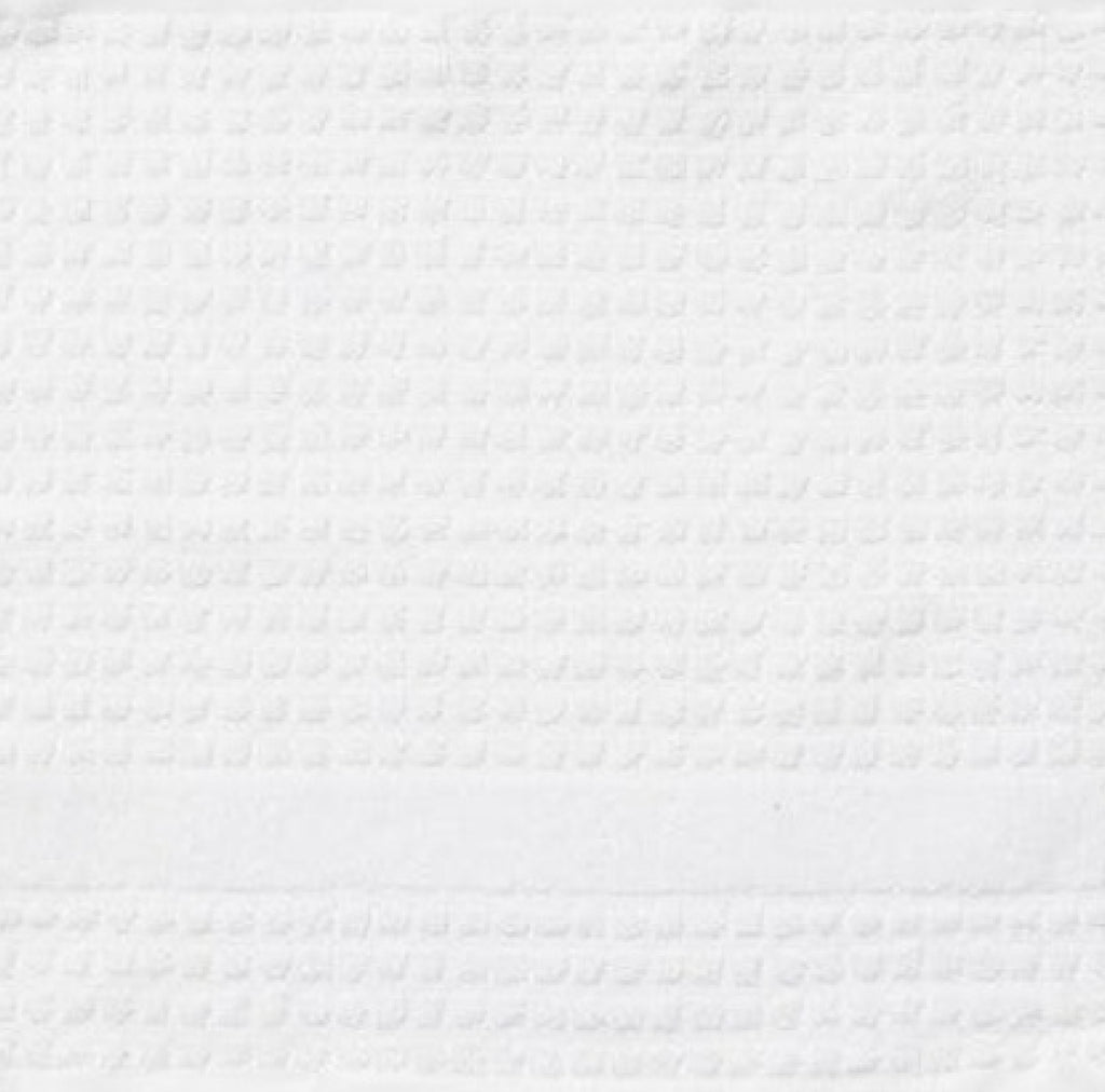 Juna Check washcloth white, 30x30 cm