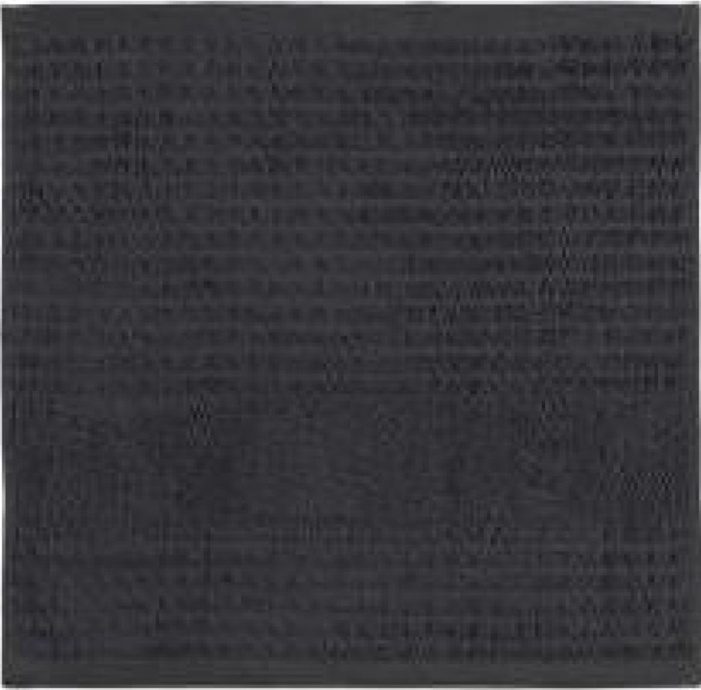 Juna Check washcloth dark grey, 30x30 cm