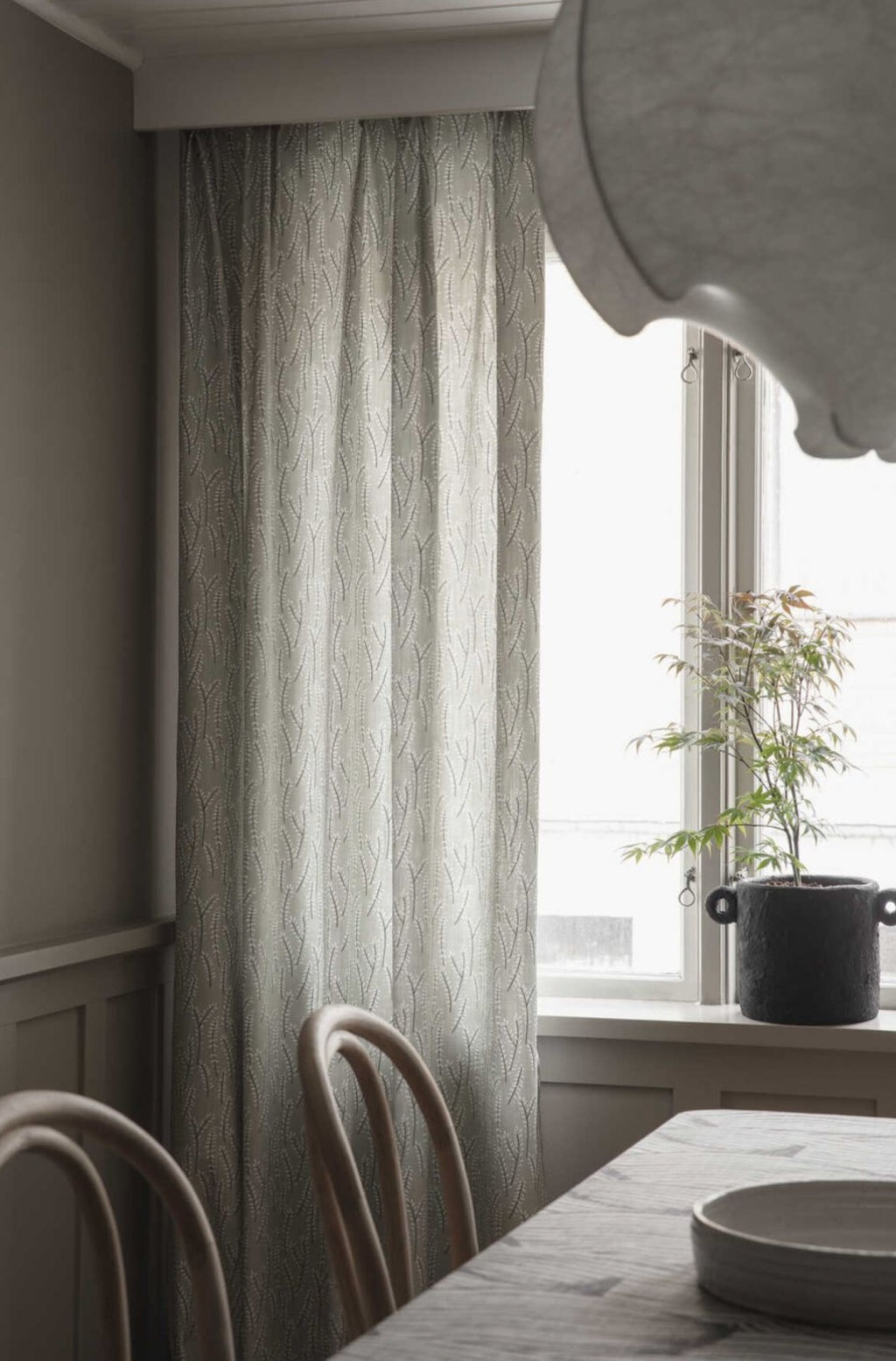 Spira Kvist Curtain With Multiband, Ochre