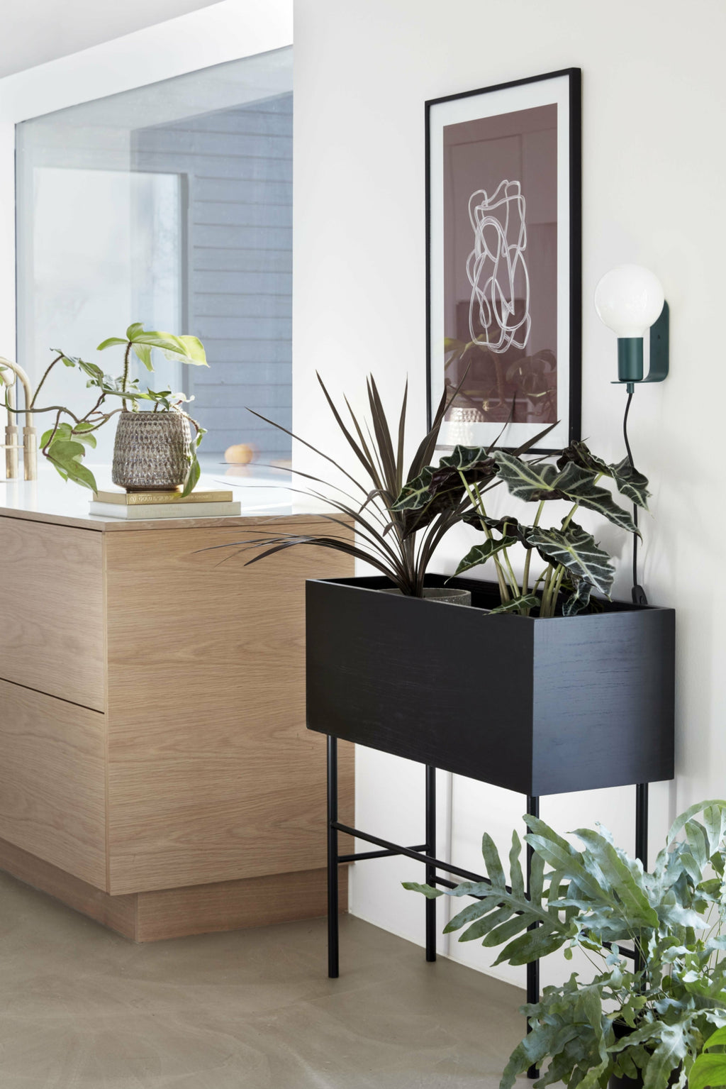 Hübsch Capri Pot Ceramic Beige Set Of 2