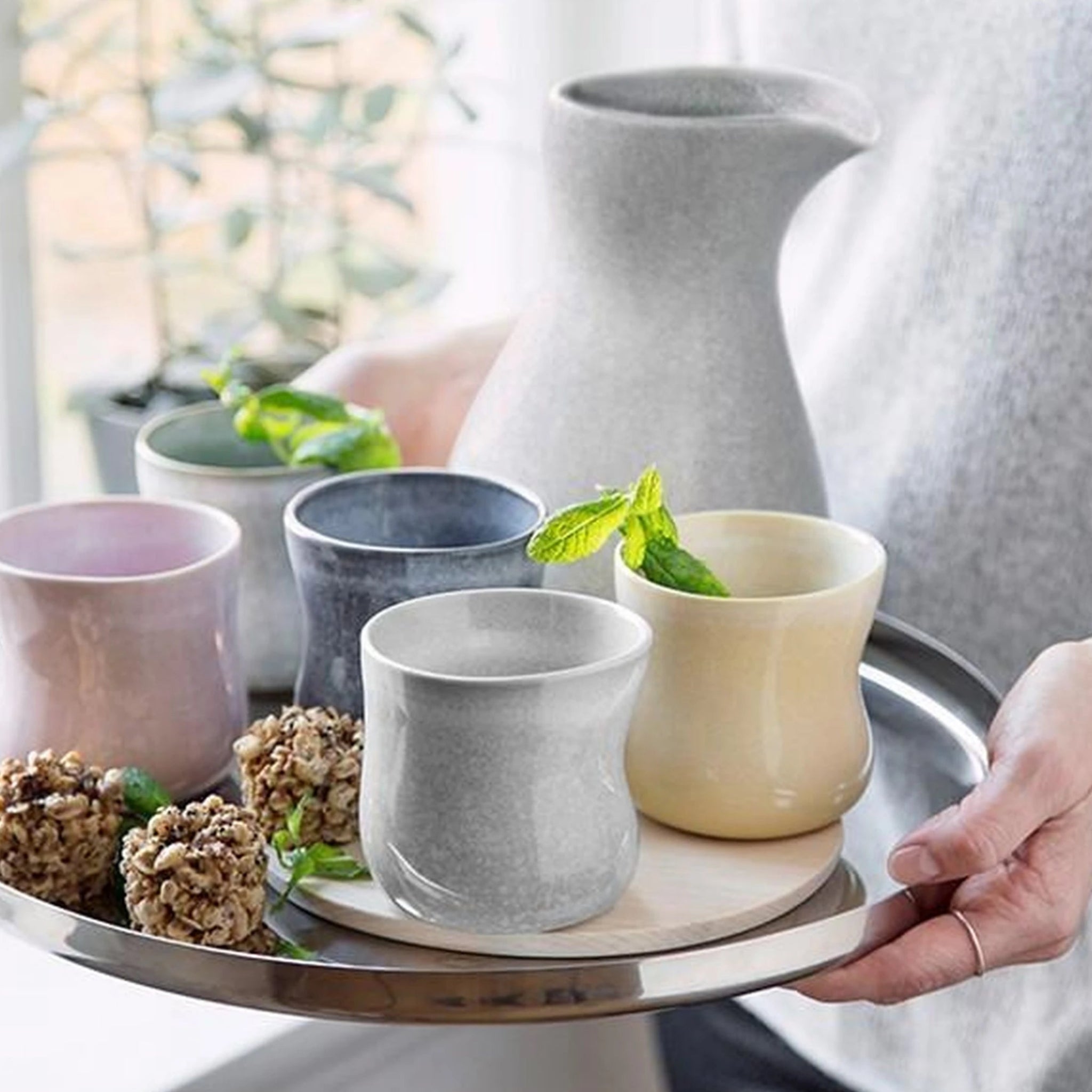 Kähler Mano Cup, Light Gray