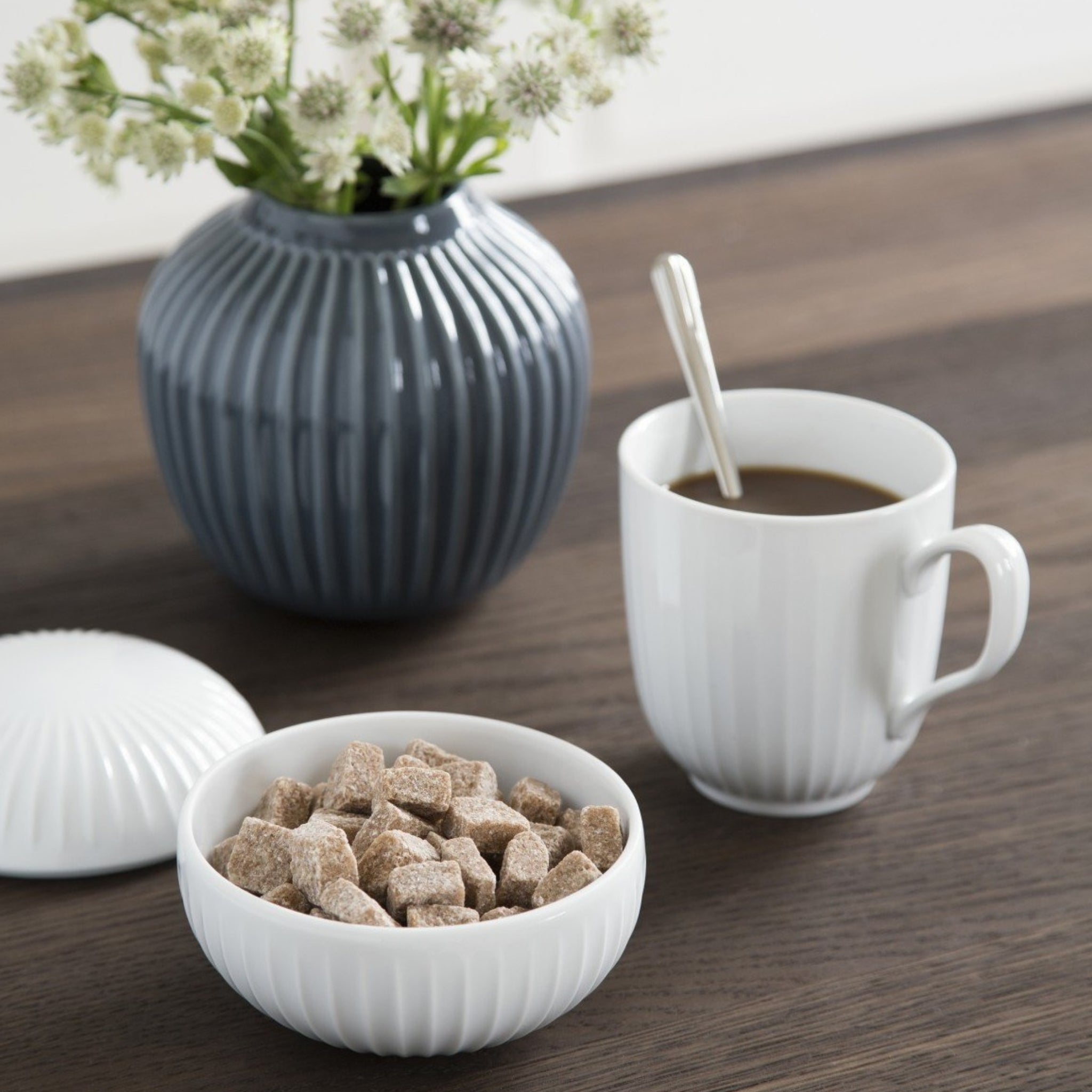 Kähler Hammershøi Bonbonniere, White